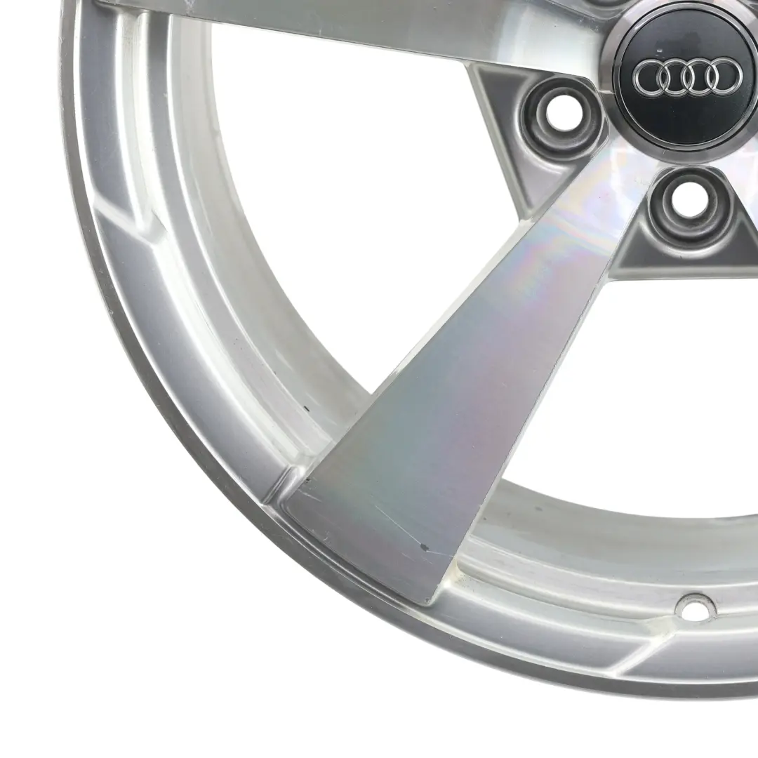 Audi TT FV 8S Silberne Alufelge Leichtmetallfelge 19" 9J ET:52 - SKU 8S0601025AQ-1 - Teilenummer 8S0601025AQ