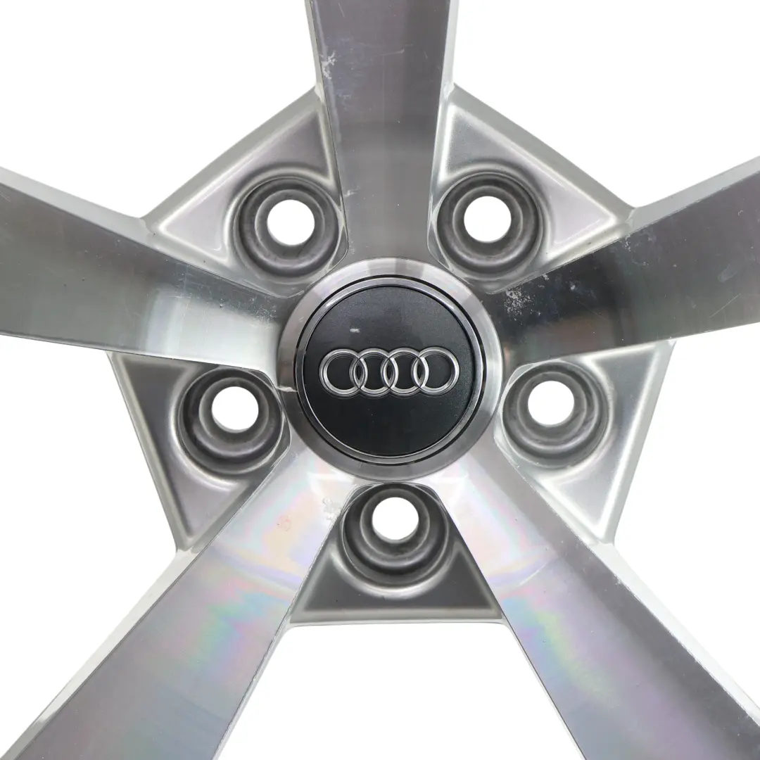 Audi TT FV 8S Silberne Alufelge Leichtmetallfelge 19" 9J ET:52 - SKU 8S0601025AQ-1 - Teilenummer 8S0601025AQ
