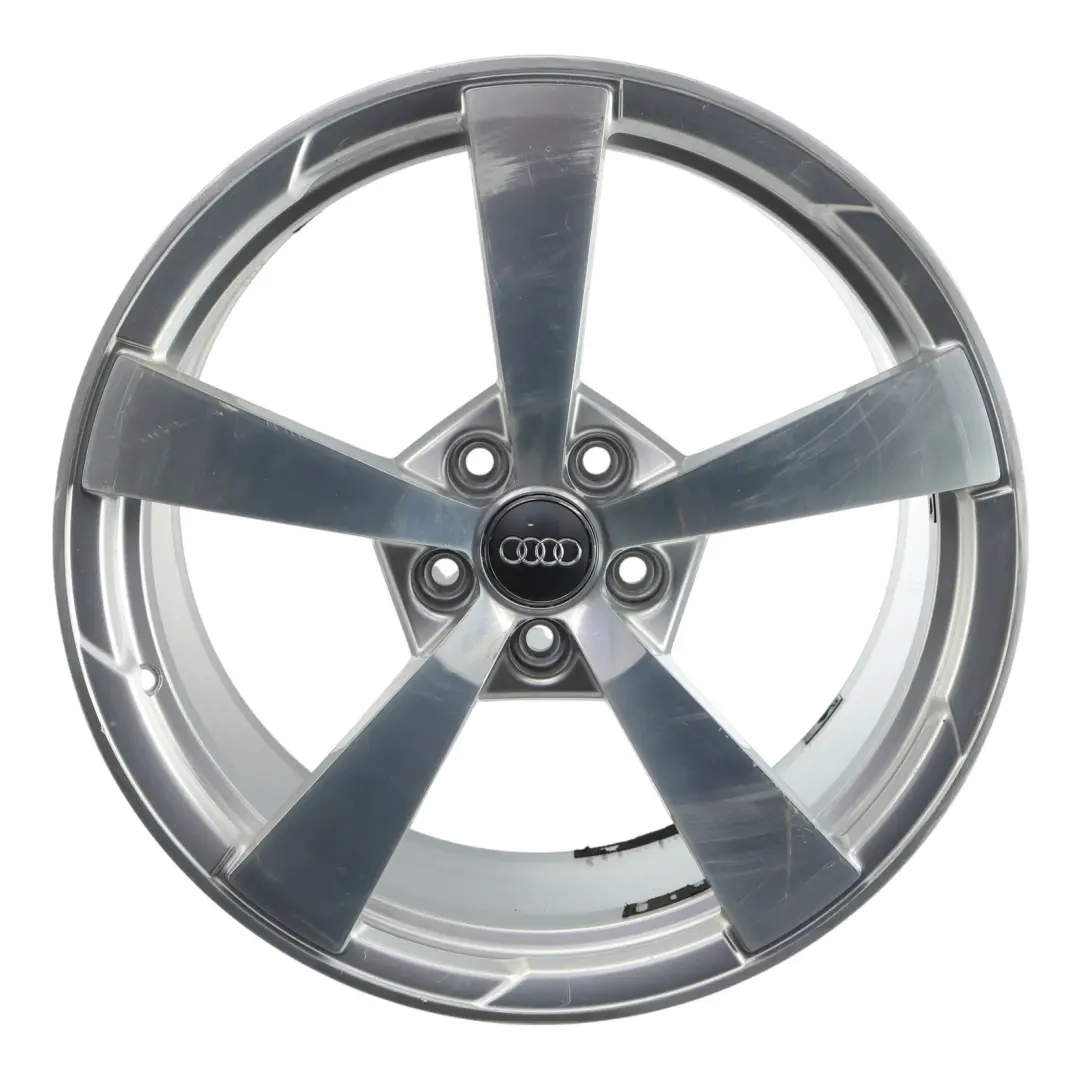 Audi TT FV 8S Argento Cerchio In Lega 19" 9J ET:52 Star Spoke - SKU 8S0601025AQ-2 - Numero di parte 8S0601025AQ