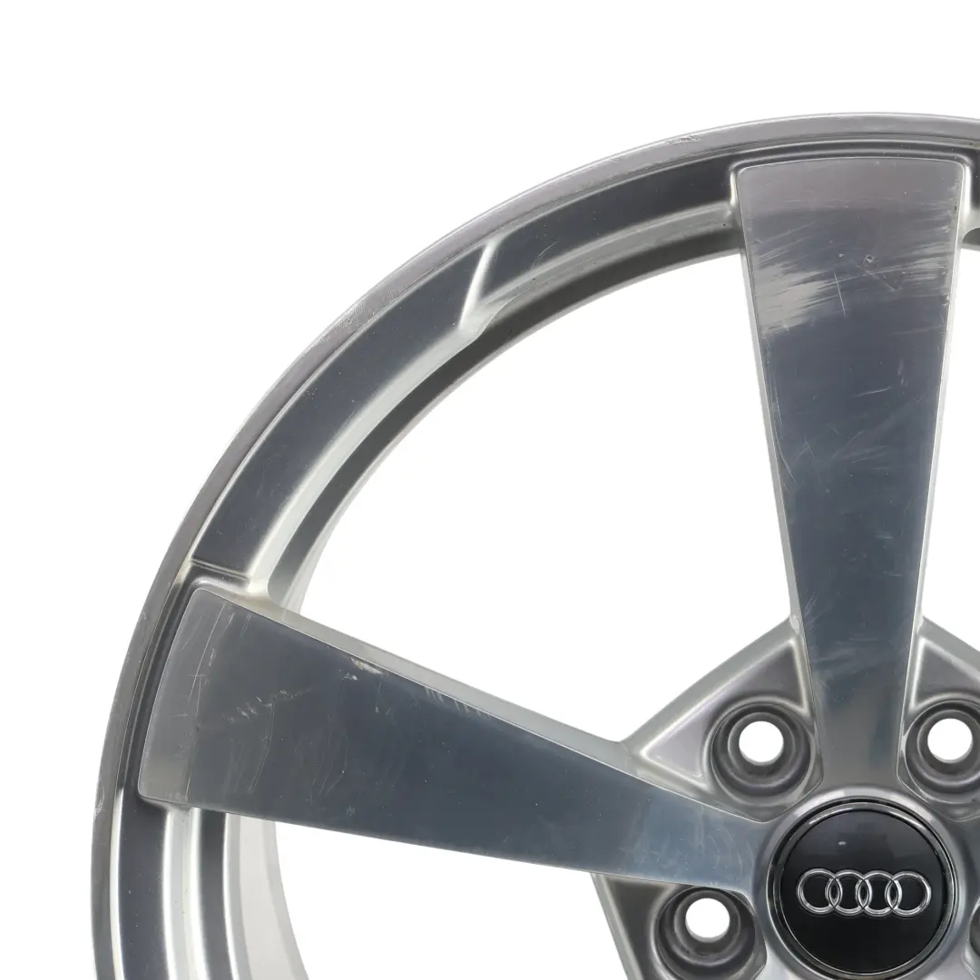 Audi TT FV 8S Argento Cerchio In Lega 19" 9J ET:52 Star Spoke - SKU 8S0601025AQ-2 - Numero di parte 8S0601025AQ