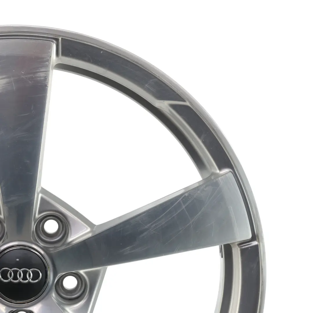 Audi TT FV 8S Argento Cerchio In Lega 19" 9J ET:52 Star Spoke - SKU 8S0601025AQ-2 - Numero di parte 8S0601025AQ