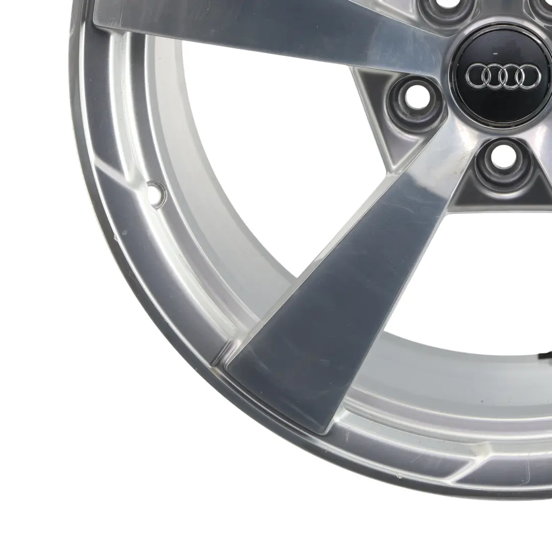 Audi TT FV 8S Argento Cerchio In Lega 19" 9J ET:52 Star Spoke - SKU 8S0601025AQ-2 - Numero di parte 8S0601025AQ