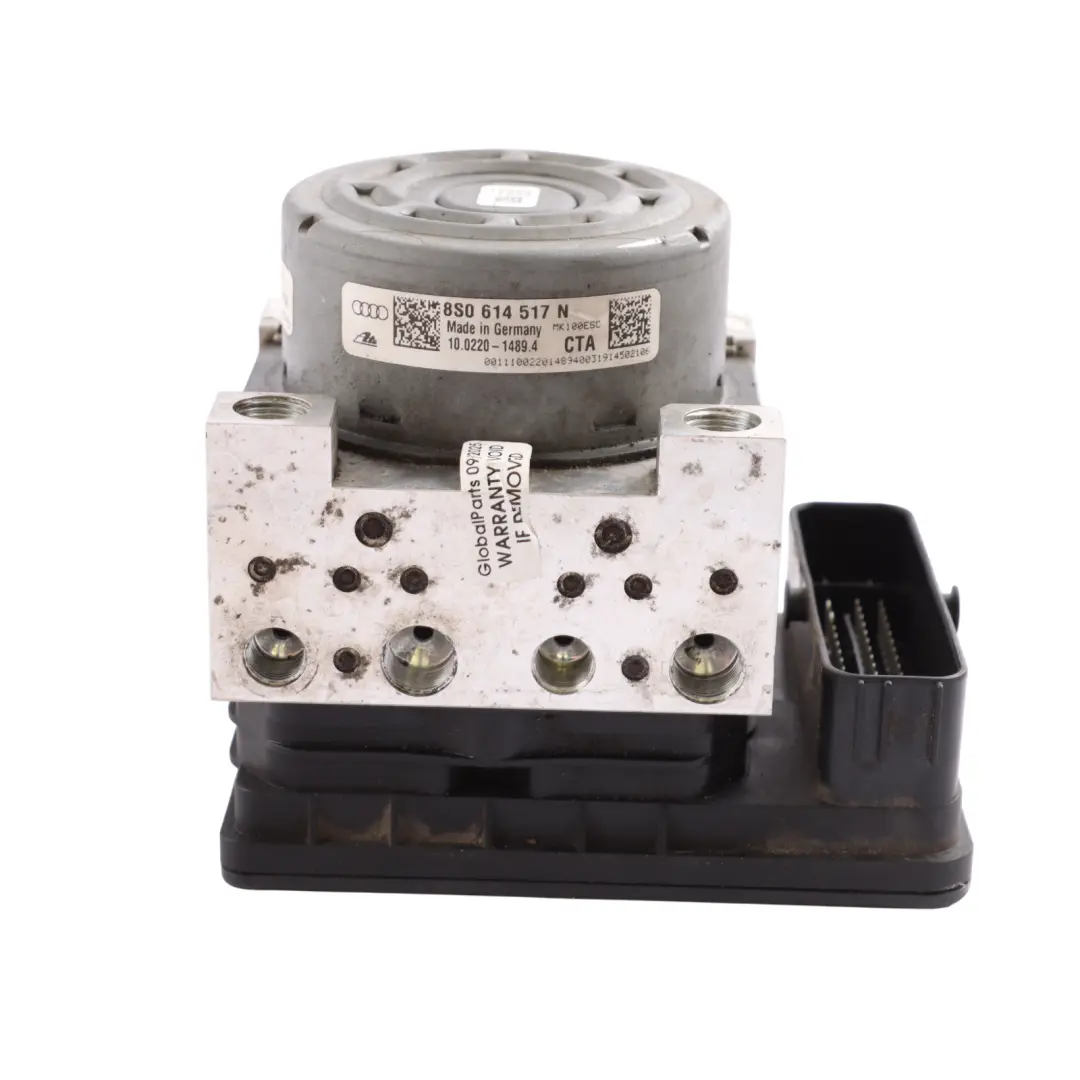 ABS Pump Braking Unit Modulator Valve Block 8S0907379 to Audi TT FV with Part number 8S0614517N Audi TT FV ABS Pump Braking Unit Modulator Valve Block 8S0907379 - SKU 8S0614517N - Part number 8S0614517N