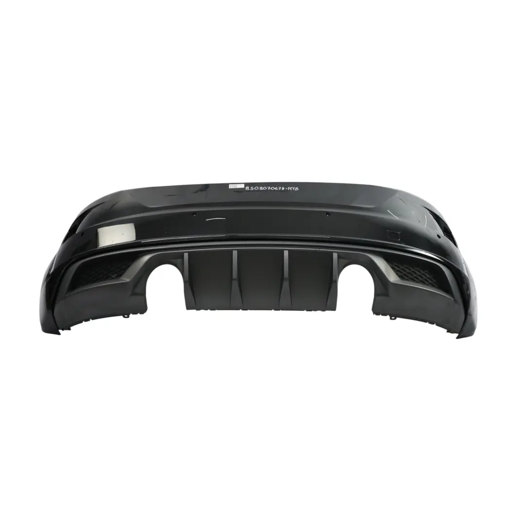 Audi TT FV Rear Bumper Trim Panel Covering Mythical Black Metallic - Y9T - SKU 8S0807067H-MYB - Part number 8S0807067H