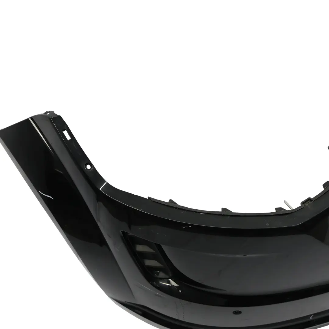 Bumper Trim Panel Covering Mythical Black Metallic - Y9T to Audi TT FV Rear with Part number 8S0807067H Audi TT FV Rear Bumper Trim Panel Covering Mythical Black Metallic - Y9T - SKU 8S0807067H-MYB - Part number 8S0807067H