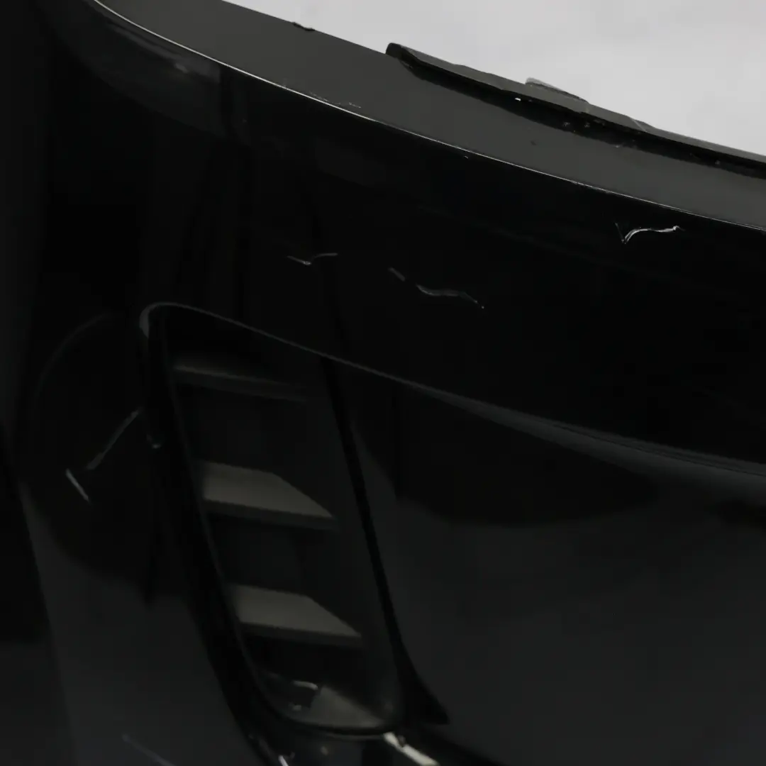 Bumper Trim Panel Covering Mythical Black Metallic - Y9T to Audi TT FV Rear with Part number 8S0807067H Audi TT FV Rear Bumper Trim Panel Covering Mythical Black Metallic - Y9T - SKU 8S0807067H-MYB - Part number 8S0807067H