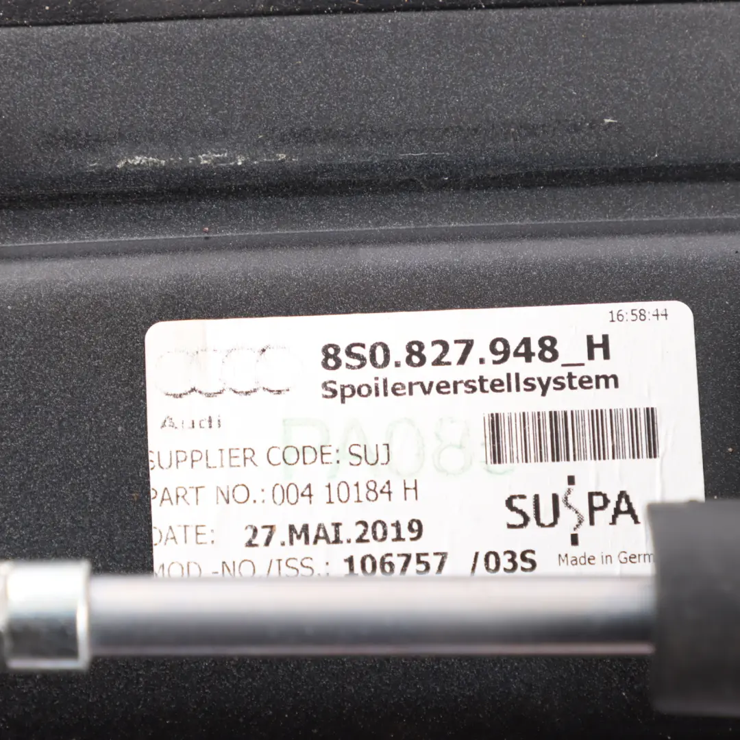 Heck Spoiler Klappe Raum Elektrische Verkleidung Mythisch Schwarz-Y9T für Audi TT FV mit Teilenummer 8S0827934C Audi TT FV Heck Spoiler Klappe Raum Elektrische Verkleidung Mythisch Schwarz-Y9T - SKU 8S0827934C-MYB - Teilenummer 8S0827934C