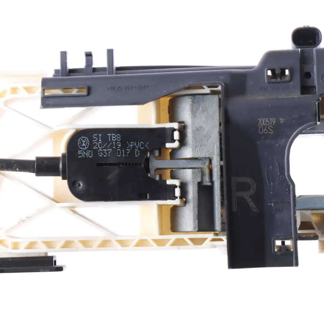 Front Door Outer Exterior Bracket Handle Mount Right O/S to Audi TT FV with Part number 8S0837885 Audi TT FV Front Door Outer Exterior Bracket Handle Mount Right O/S - SKU 8S0837885 - Part number 8S0837885