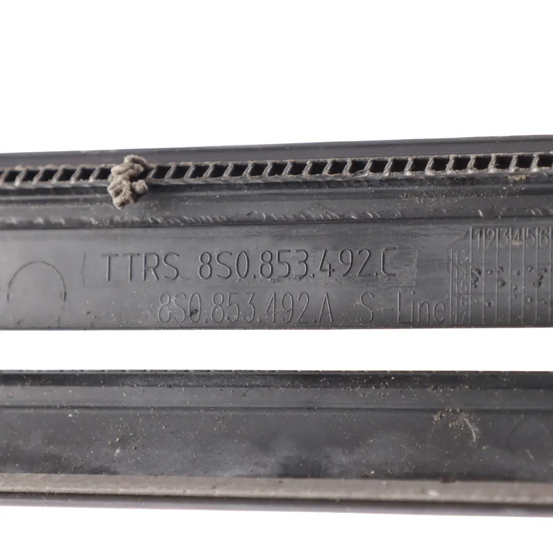 Audi TT FV S-Line Door Sill Trim Step Plate Cover Front Right O/S - SKU 8S0853492D - Part number 8S0853492D