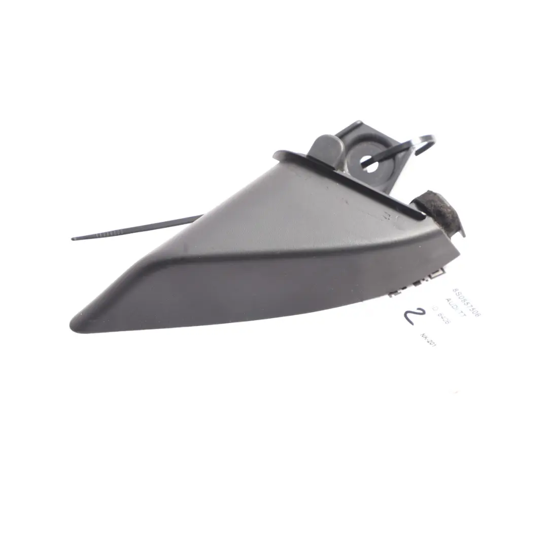 Internal Door Wing Mirror Trim Cover Right O/S to Audi TT FV with Part number 8S0857506 Audi TT FV Internal Door Wing Mirror Trim Cover Right O/S - SKU 8S0857506 - Part number 8S0857506
