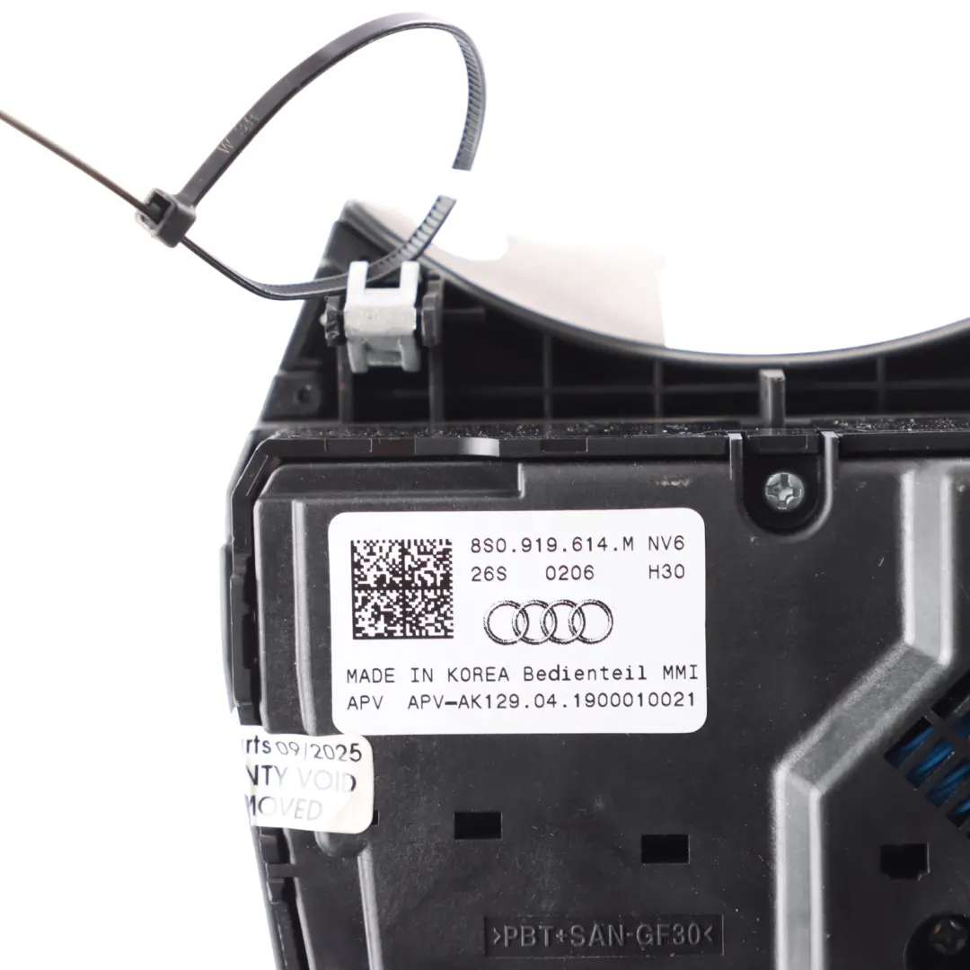 Multimedia Steuerschalter Touchpad Knopf Radio Steuergerät für Audi TT FV mit Teilenummer 8S0919614M Audi TT FV Multimedia Steuerschalter Touchpad Knopf Radio Steuergerät - SKU 8S0919614M - Teilenummer 8S0919614M