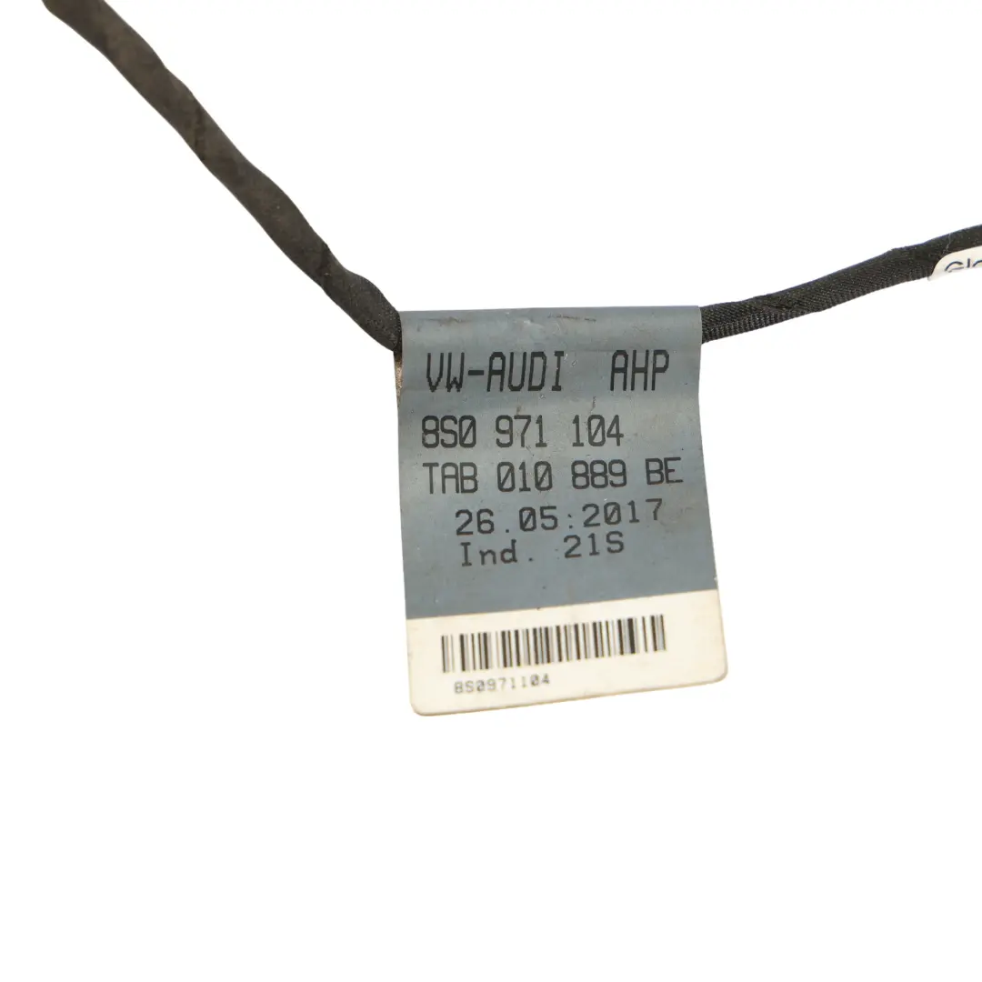 Paraurti Posteriore PDC Set Cavi Cablaggio per Audi TT FY con numero di parte 8S0971104 Audi TT FY Paraurti Posteriore PDC Set Cavi Cablaggio - SKU 8S0971104 - Numero di parte 8S0971104