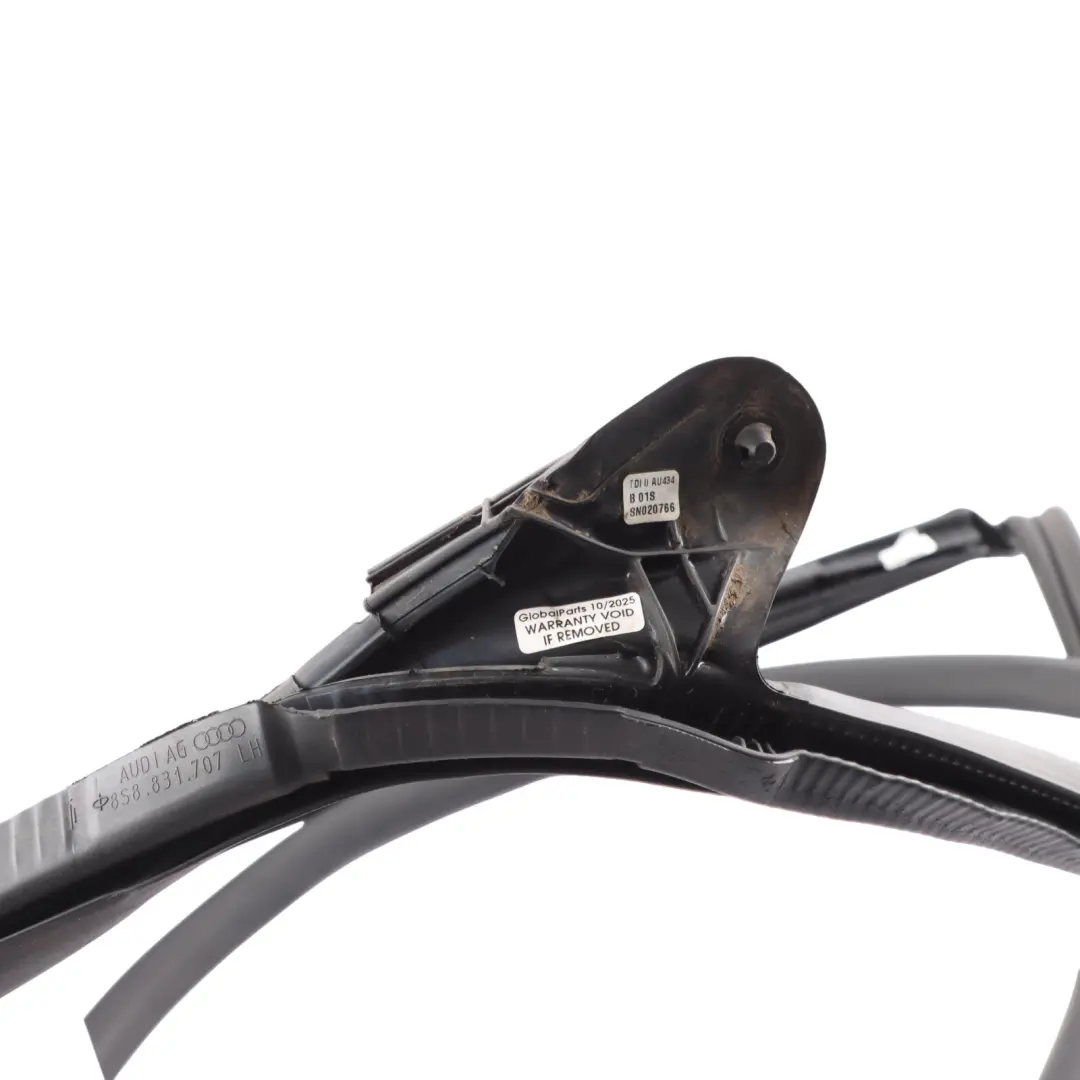 Inner Door Rubber Seal Gasket Frame Front Left N/S Side 8S8831707 to Audi TT FV with Part number 8S8831707B Audi TT FV Inner Door Rubber Seal Gasket Frame Front Left N/S Side 8S8831707 - SKU 8S8831707B - Part number 8S8831707B