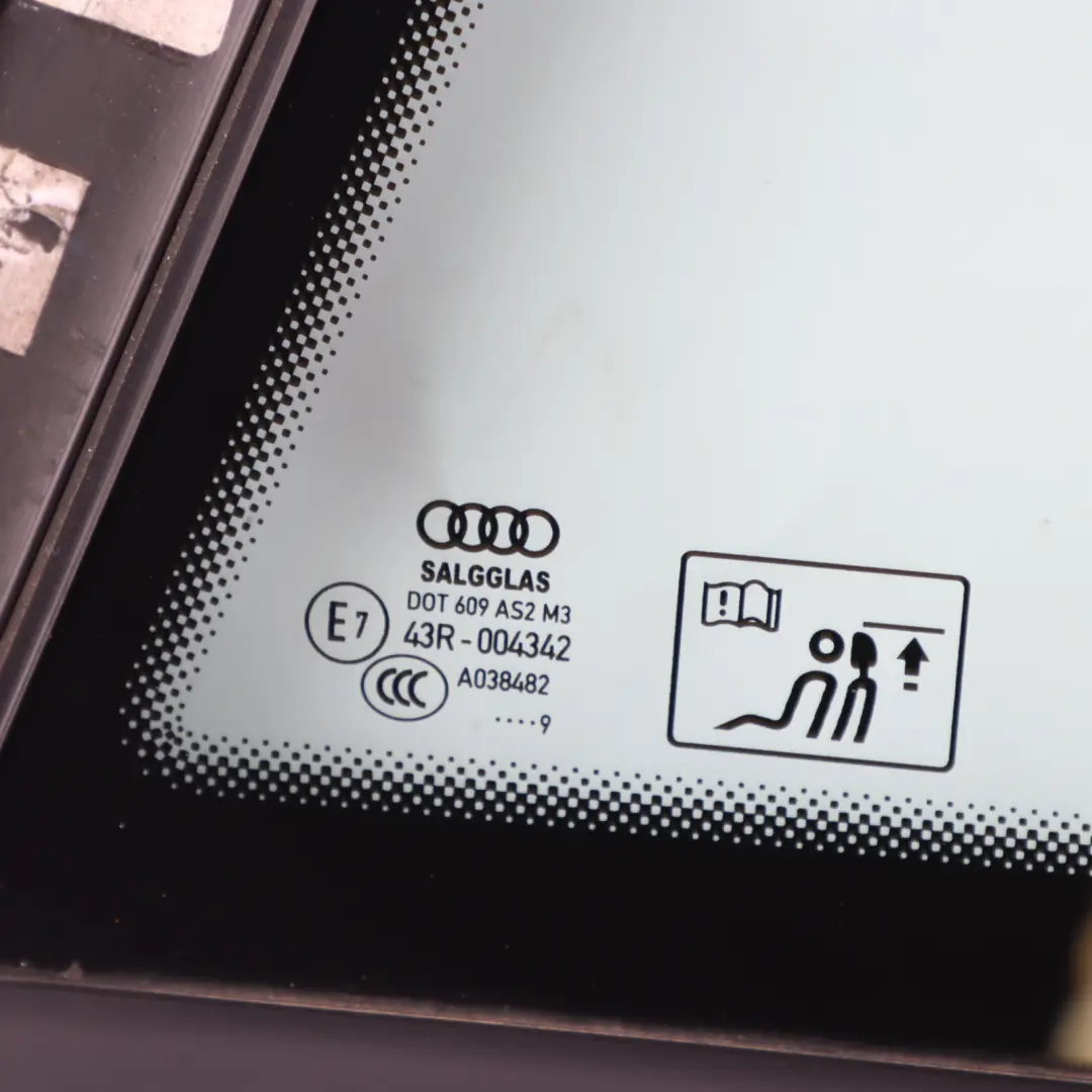 Side Quarter Window Glass AS2 Rear Left N/S to Audi TT FV Coupe with Part number 8S8845299 Audi TT FV Coupe Side Quarter Window Glass AS2 Rear Left N/S - SKU 8S8845299 - Part number 8S8845299