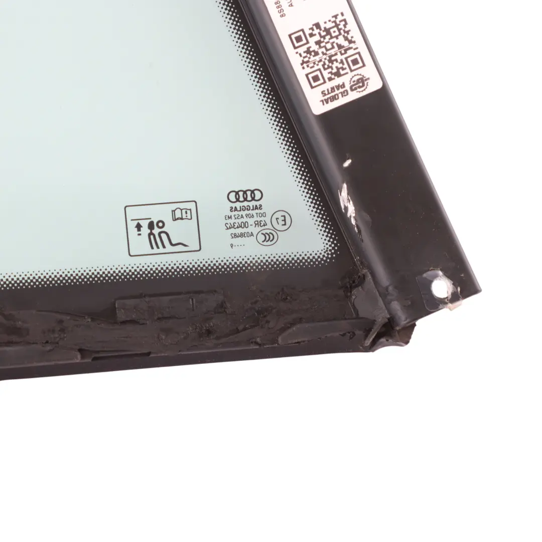 Side Quarter Window Glass AS2 Rear Left N/S to Audi TT FV Coupe with Part number 8S8845299 Audi TT FV Coupe Side Quarter Window Glass AS2 Rear Left N/S - SKU 8S8845299 - Part number 8S8845299