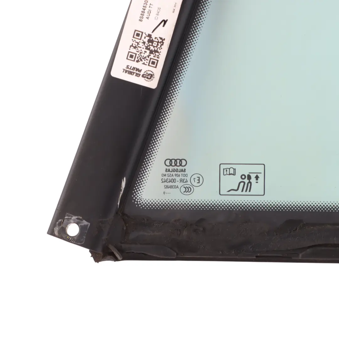 Side Quarter Window Glass AS2 Rear Right O/S to Audi TT FV Coupe with Part number 8S8845300 Audi TT FV Coupe Side Quarter Window Glass AS2 Rear Right O/S - SKU 8S8845300 - Part number 8S8845300