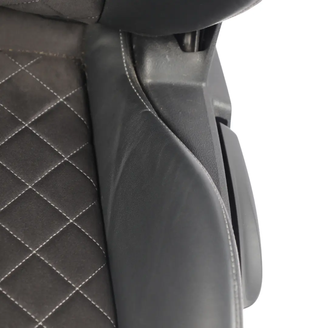 Front Seat S-Line Heated Leather Alcantara Black Grey Left N/S to Audi TT FV Coupe with Part number 8S8881805AL Audi TT FV Coupe Front Seat S-Line Heated Leather Alcantara Black Grey Left N/S - SKU 8S8881805AL - Part number 8S8881805AL