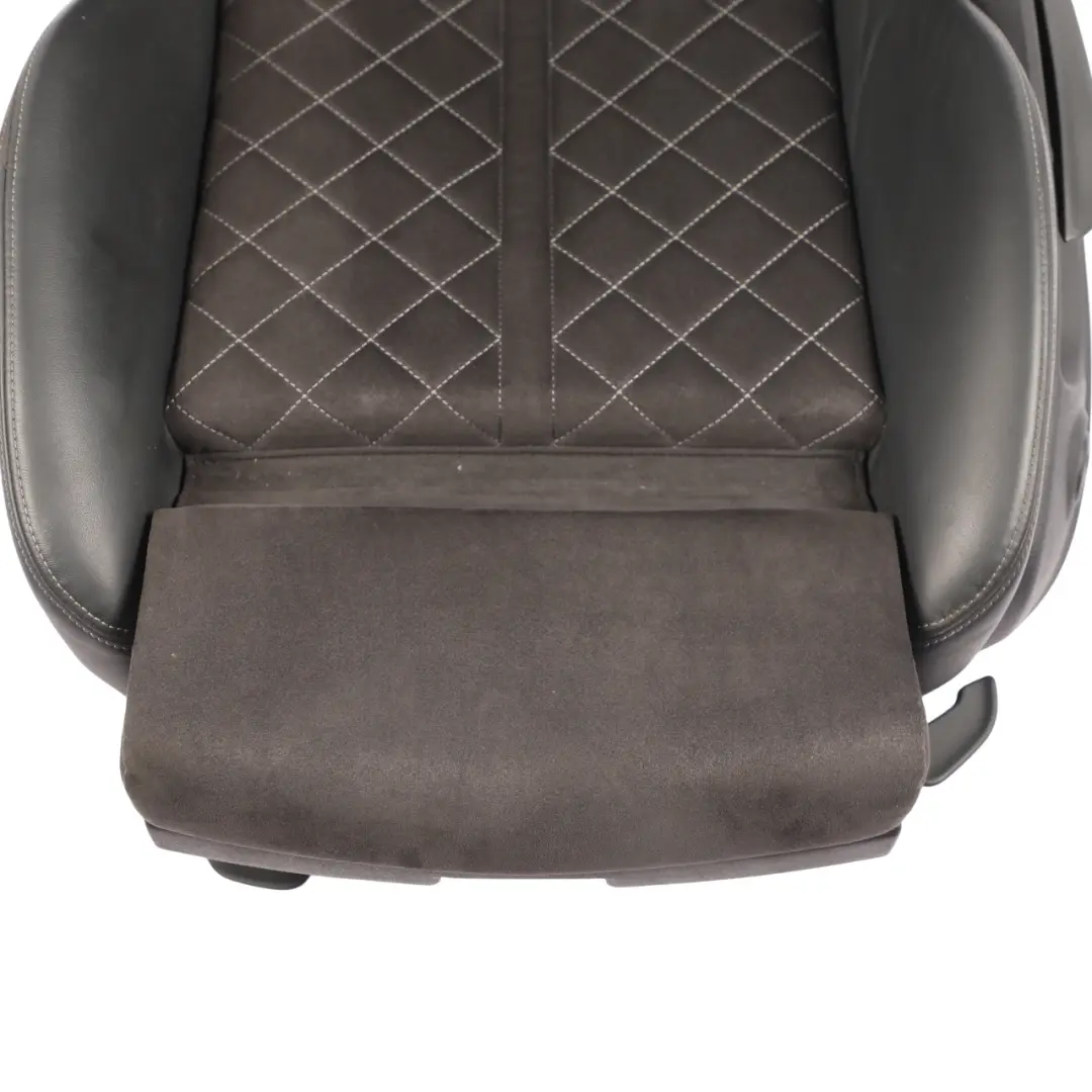 Front Seat S-Line Heated Leather Alcantara Black Grey Left N/S to Audi TT FV Coupe with Part number 8S8881805AL Audi TT FV Coupe Front Seat S-Line Heated Leather Alcantara Black Grey Left N/S - SKU 8S8881805AL - Part number 8S8881805AL