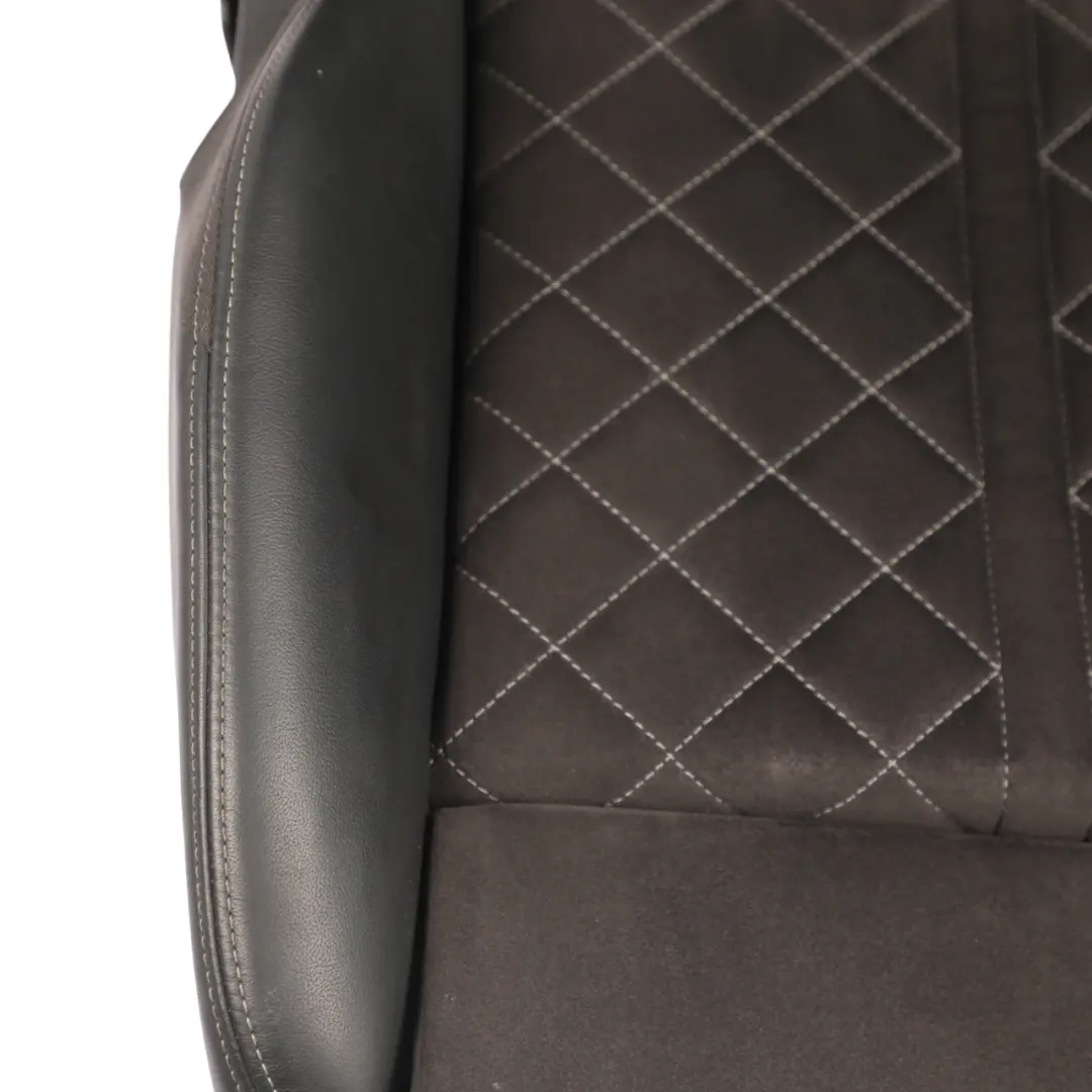 Audi TT FV Coupe Front Seat S-Line Heated Leather Alcantara Black Grey Left N/S - SKU 8S8881805AL - Part number 8S8881805AL