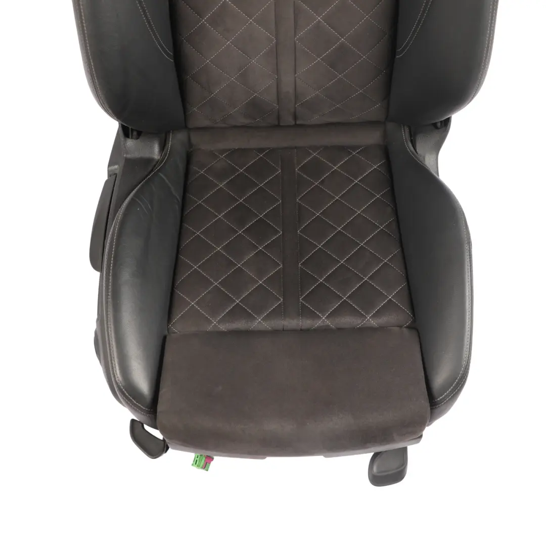 Front Seat S-Line Heated Leather Alcantara Black Grey Right O/S to Audi TT FV Coupe with Part number 8S8881806AL Audi TT FV Coupe Front Seat S-Line Heated Leather Alcantara Black Grey Right O/S - SKU 8S8881806AL - Part number 8S8881806AL