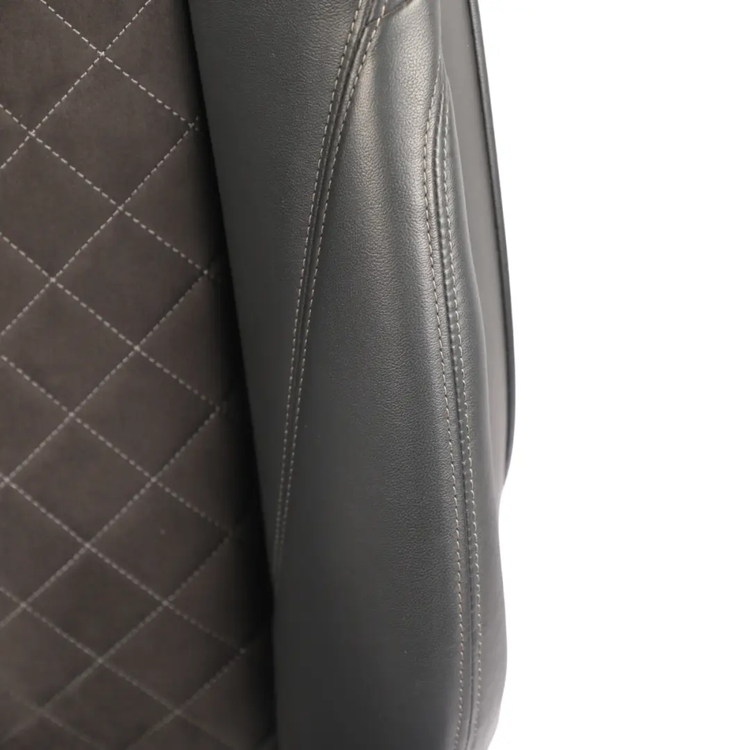 Front Seat S-Line Heated Leather Alcantara Black Grey Right O/S to Audi TT FV Coupe with Part number 8S8881806AL Audi TT FV Coupe Front Seat S-Line Heated Leather Alcantara Black Grey Right O/S - SKU 8S8881806AL - Part number 8S8881806AL