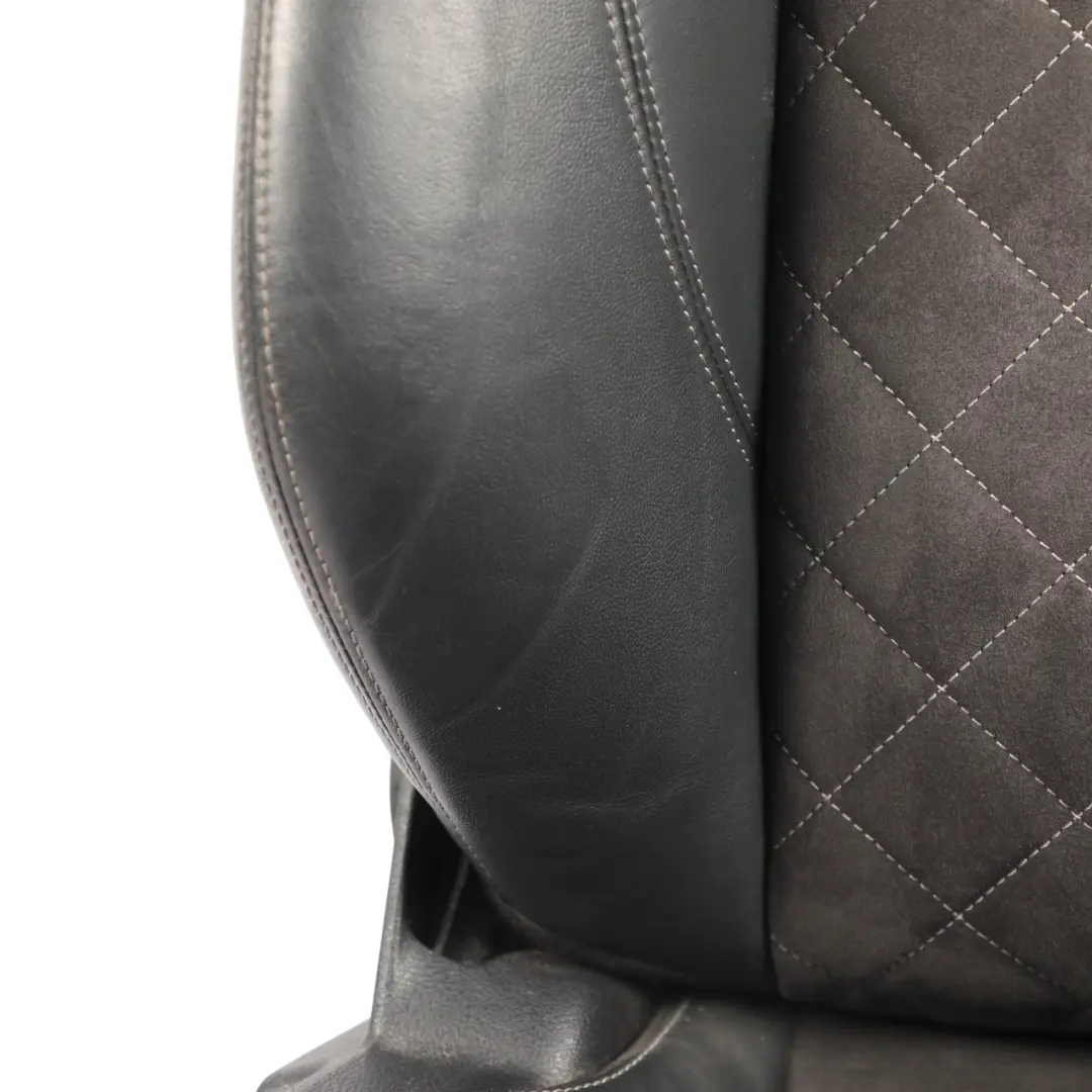 Front Seat S-Line Heated Leather Alcantara Black Grey Right O/S to Audi TT FV Coupe with Part number 8S8881806AL Audi TT FV Coupe Front Seat S-Line Heated Leather Alcantara Black Grey Right O/S - SKU 8S8881806AL - Part number 8S8881806AL