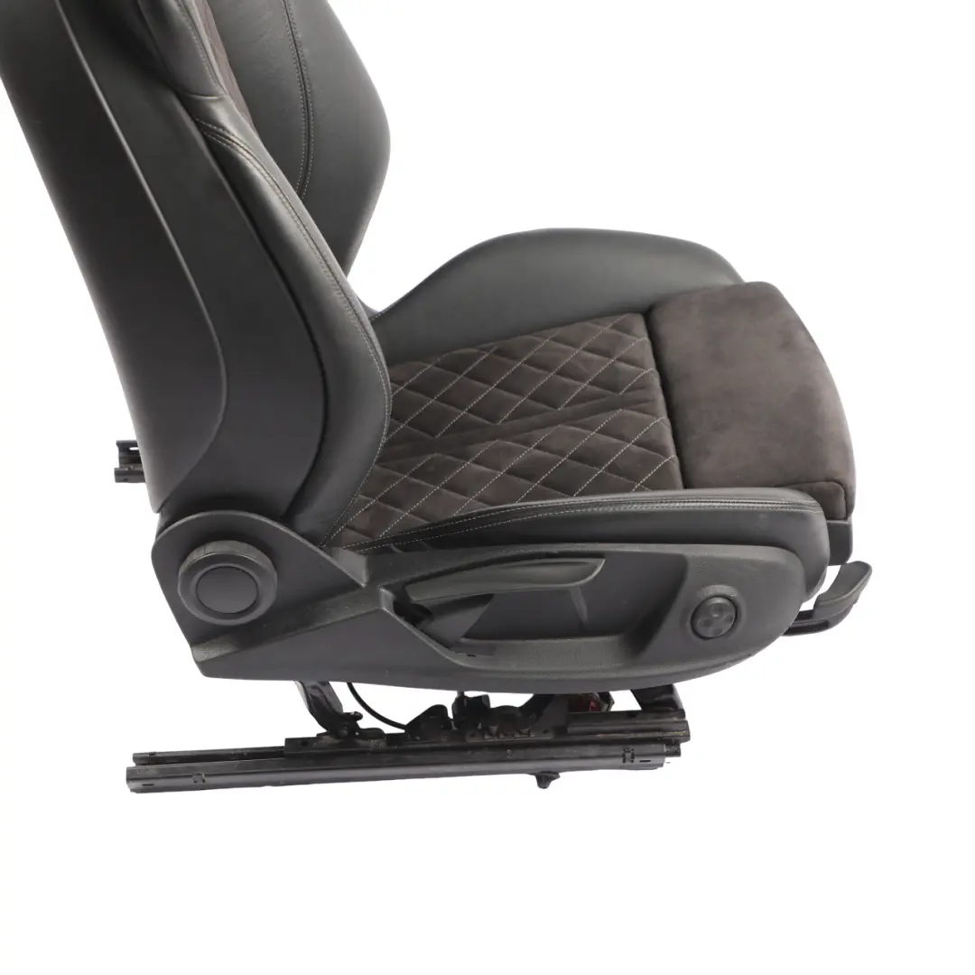 Front Seat S-Line Heated Leather Alcantara Black Grey Right O/S to Audi TT FV Coupe with Part number 8S8881806AL Audi TT FV Coupe Front Seat S-Line Heated Leather Alcantara Black Grey Right O/S - SKU 8S8881806AL - Part number 8S8881806AL