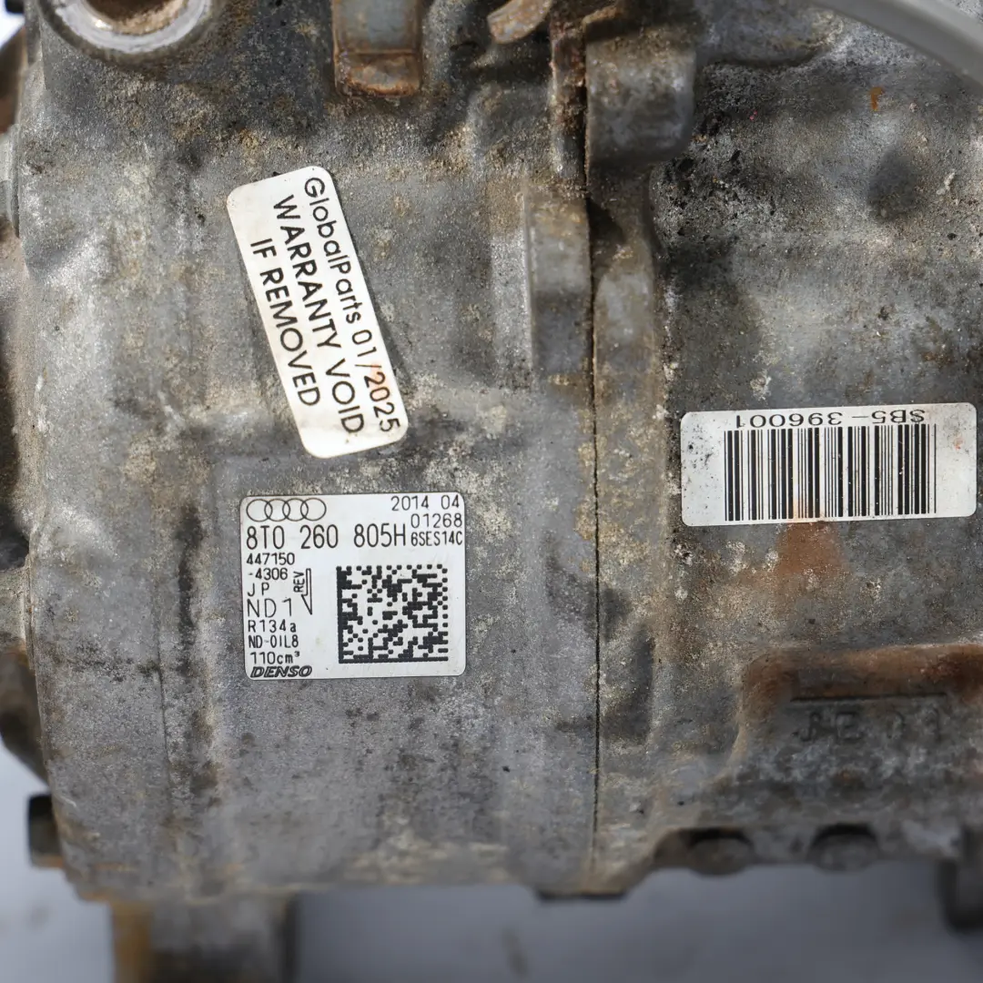 A/C Klimaanlage Kompressor Pumpe 3.0 TDI CLAB für Audi A4 B8 Q5 8R mit Teilenummer 8T0260805H Audi A4 B8 Q5 8R A/C Klimaanlage Kompressor Pumpe 3.0 TDI CLAB - SKU 8T0260805H - Teilenummer 8T0260805H