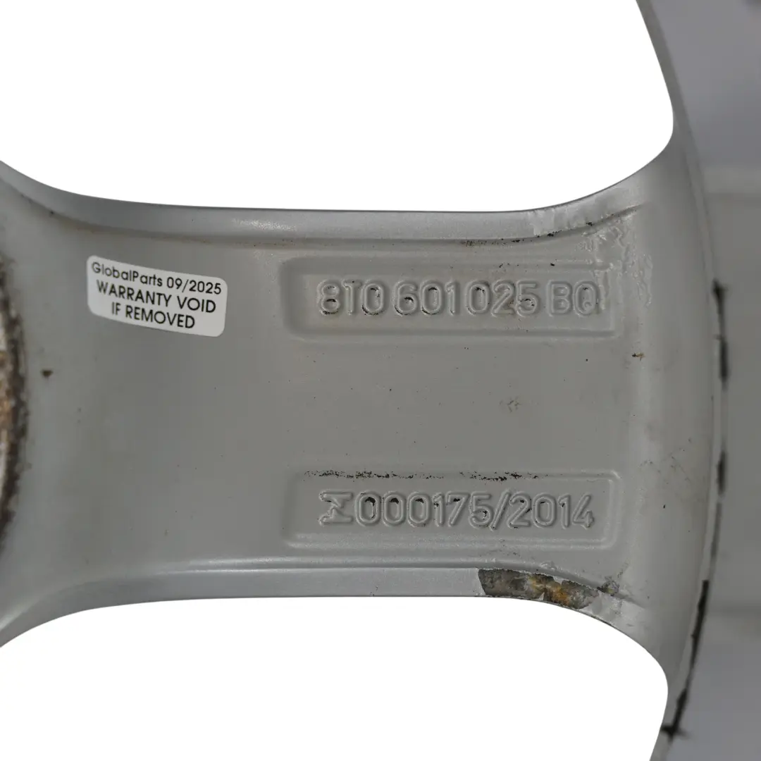 Light Alloy Wheel Rim 17" 7,5J ET:28 to Audi A5 8T Silver with Part number 8T0601025BQ Audi A5 8T Silver Light Alloy Wheel Rim 17" 7,5J ET:28 - SKU 8T0601025BQ-2 - Part number 8T0601025BQ