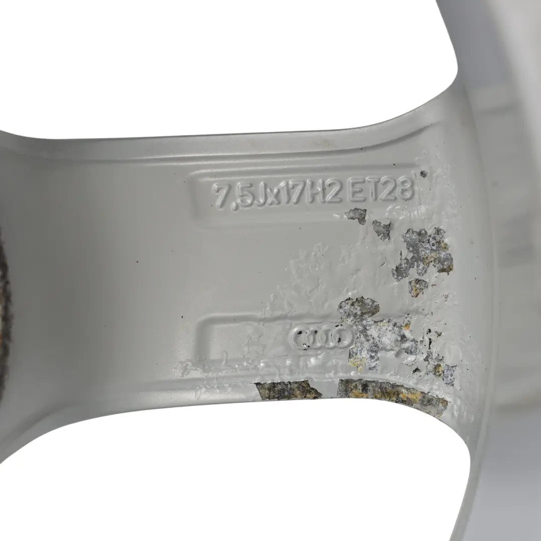 Silber Alufelge Felge 17" 7,5J ET:28 für Audi A5 8T mit Teilenummer 8T0601025BQ Audi A5 8T Silber Alufelge Felge 17" 7,5J ET:28 - SKU 8T0601025BQ-2 - Teilenummer 8T0601025BQ