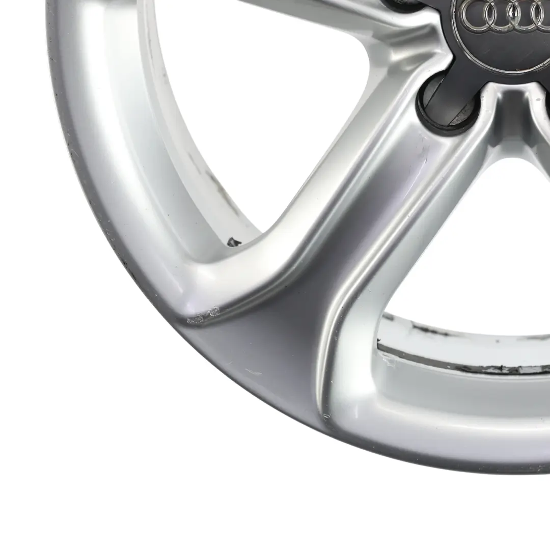 Audi A5 8T Felga Aluminiowa Srebrna 17" 7,5J ET:28 - SKU 8T0601025BQ-2 - Numer Części 8T0601025BQ