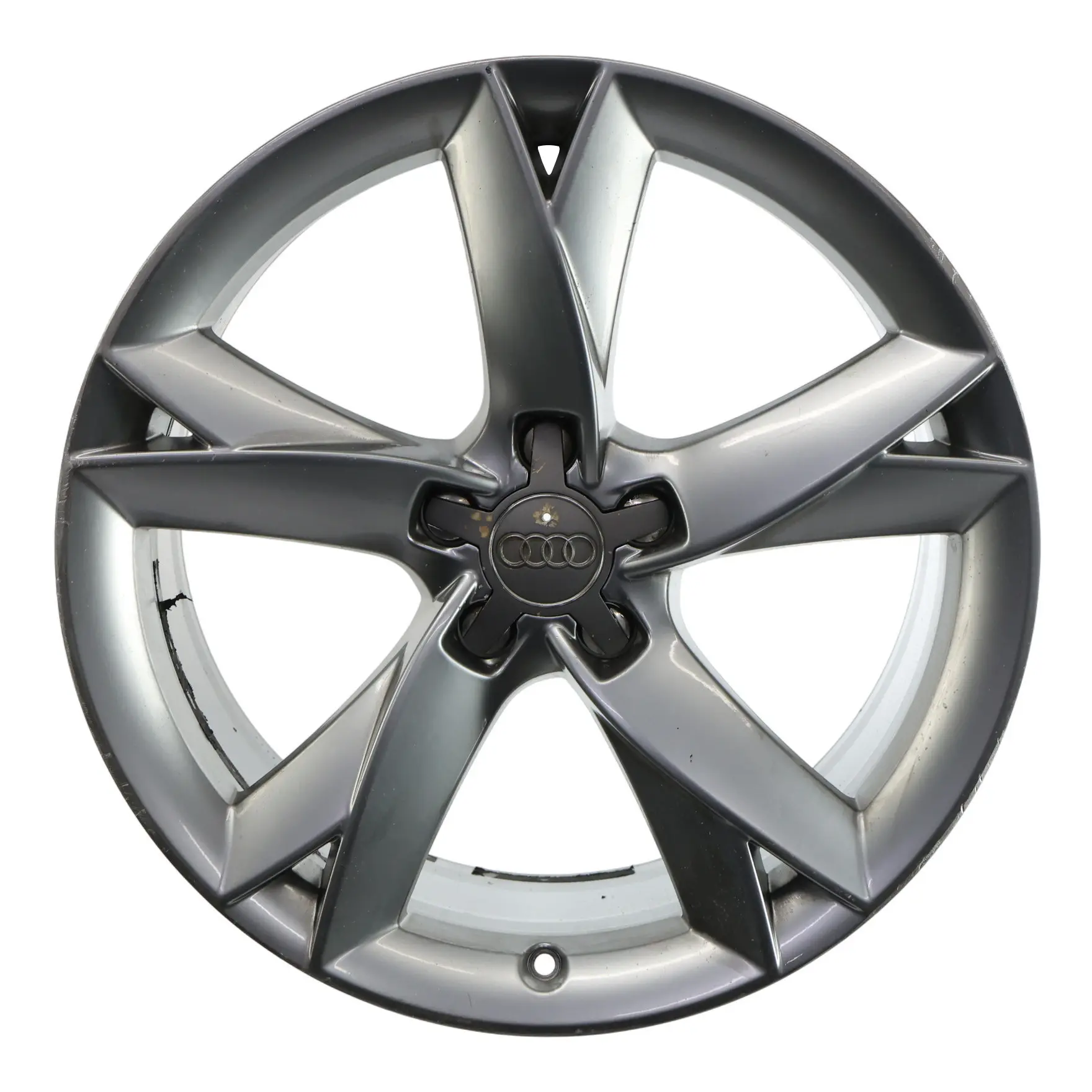 Audi A5 8T Silver Wheel Alloy Rim 19" 8.5J ET:32 Star Spoke 8T0601025CK