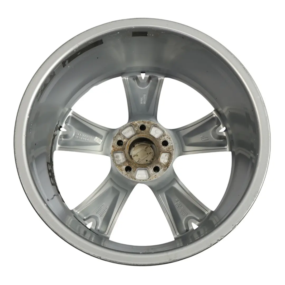 Audi A5 8T Silver Wheel Alloy Rim 19" 8.5J ET:32 Star Spoke - SKU 8T0601025CK-1 - Part number 8T0601025CK
