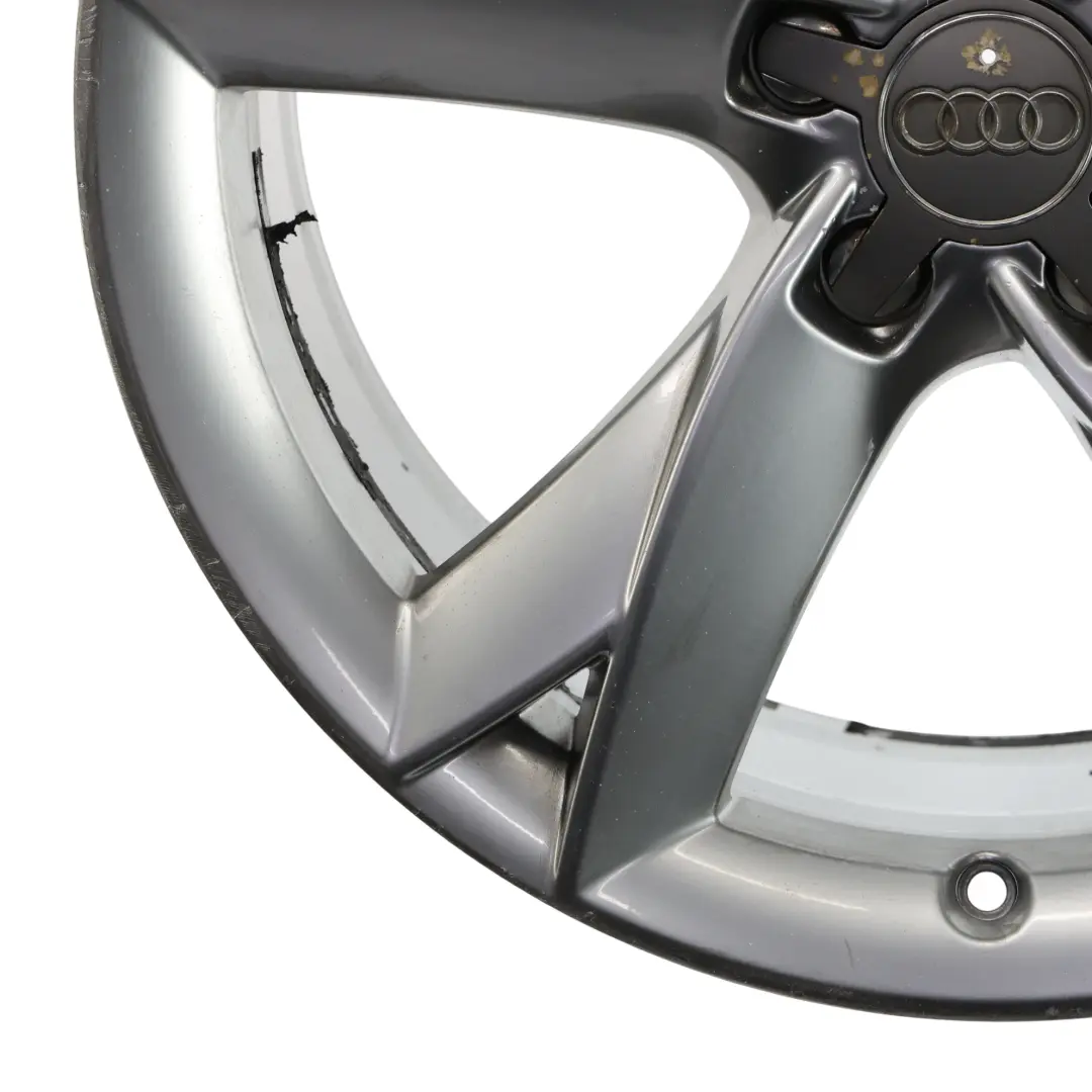 Audi A5 8T Silver Wheel Alloy Rim 19" 8.5J ET:32 Star Spoke - SKU 8T0601025CK-1 - Part number 8T0601025CK