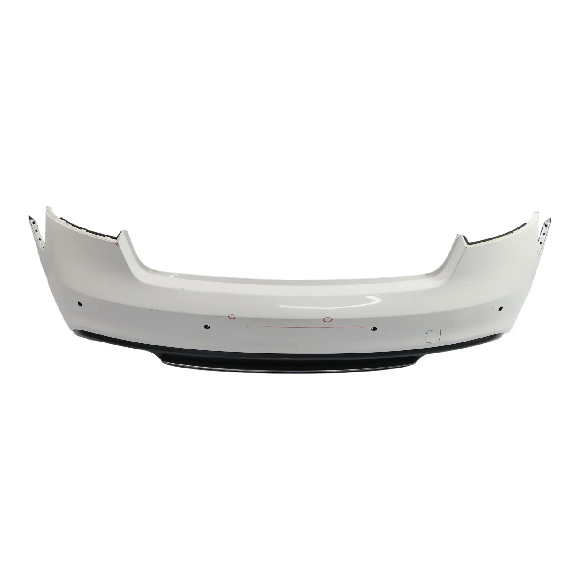 Audi A5 8T Rear Bumper Trim Panel Covering Ibis White - Y9C