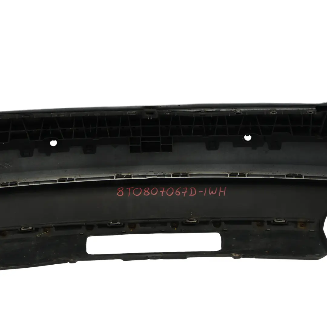 Bumper Trim Panel Covering Ibis White - Y9C to Audi A5 8T Rear with Part number 8T0807067D Audi A5 8T Rear Bumper Trim Panel Covering Ibis White - Y9C - SKU 8T0807067D-IWH - Part number 8T0807067D