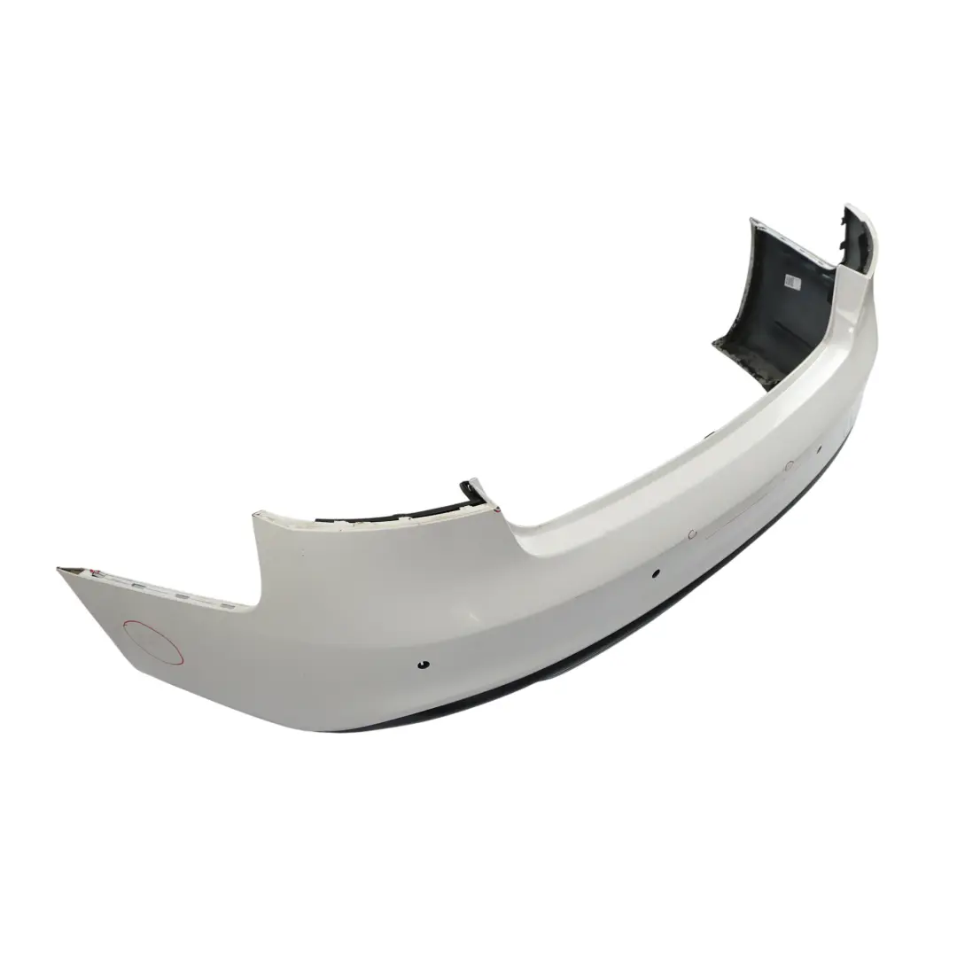 Audi A5 8T Rear Bumper Trim Panel Covering Ibis White - Y9C - SKU 8T0807067D-IWH - Part number 8T0807067D
