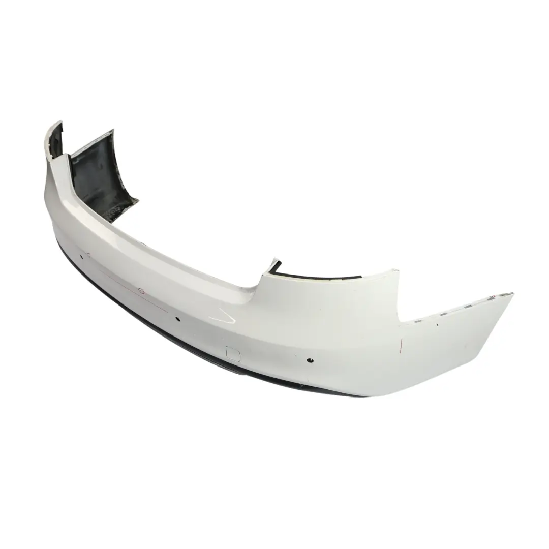 Audi A5 8T Rear Bumper Trim Panel Covering Ibis White - Y9C - SKU 8T0807067D-IWH - Part number 8T0807067D