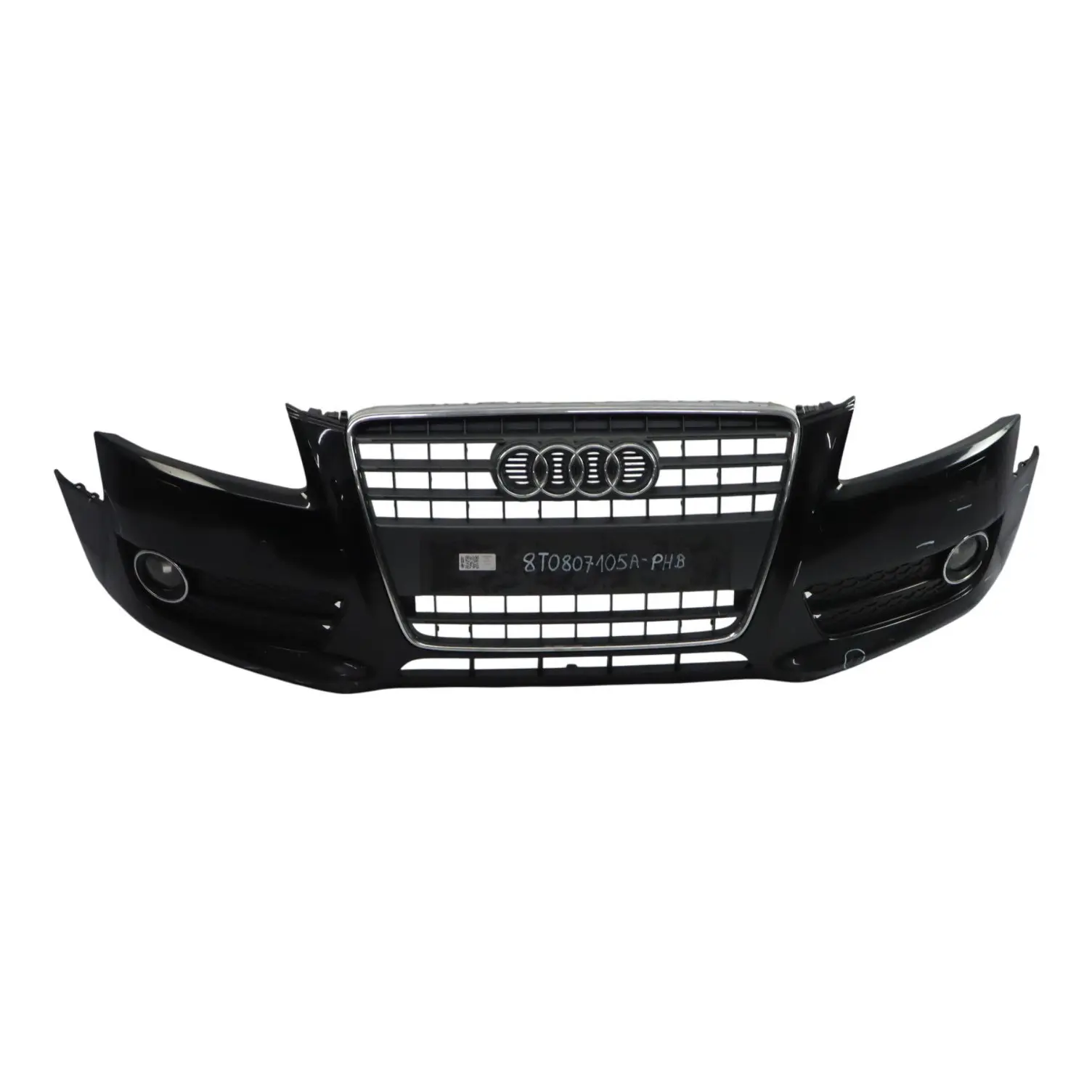 Audi A5 8T Front Bumper Trim Panel Covering Phantom Black - Z9Y