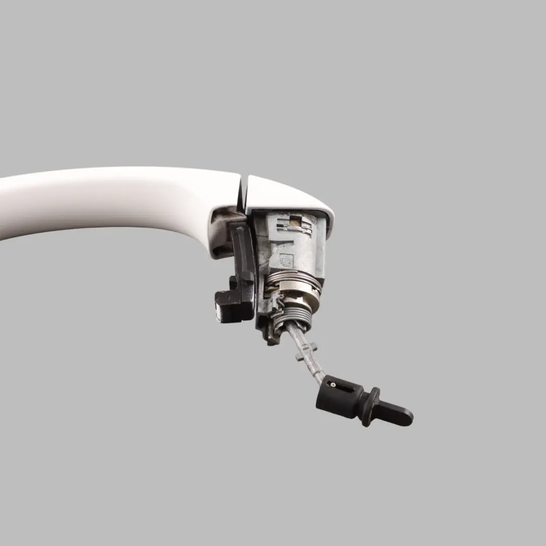 Door Grab Handle Opener Trim Front Right O/S Ibis White - Y9C to Audi A5 8T with Part number 8T0837205 Audi A5 8T Door Grab Handle Opener Trim Front Right O/S Ibis White - Y9C - SKU 8T0837205-IWH - Part number 8T0837205