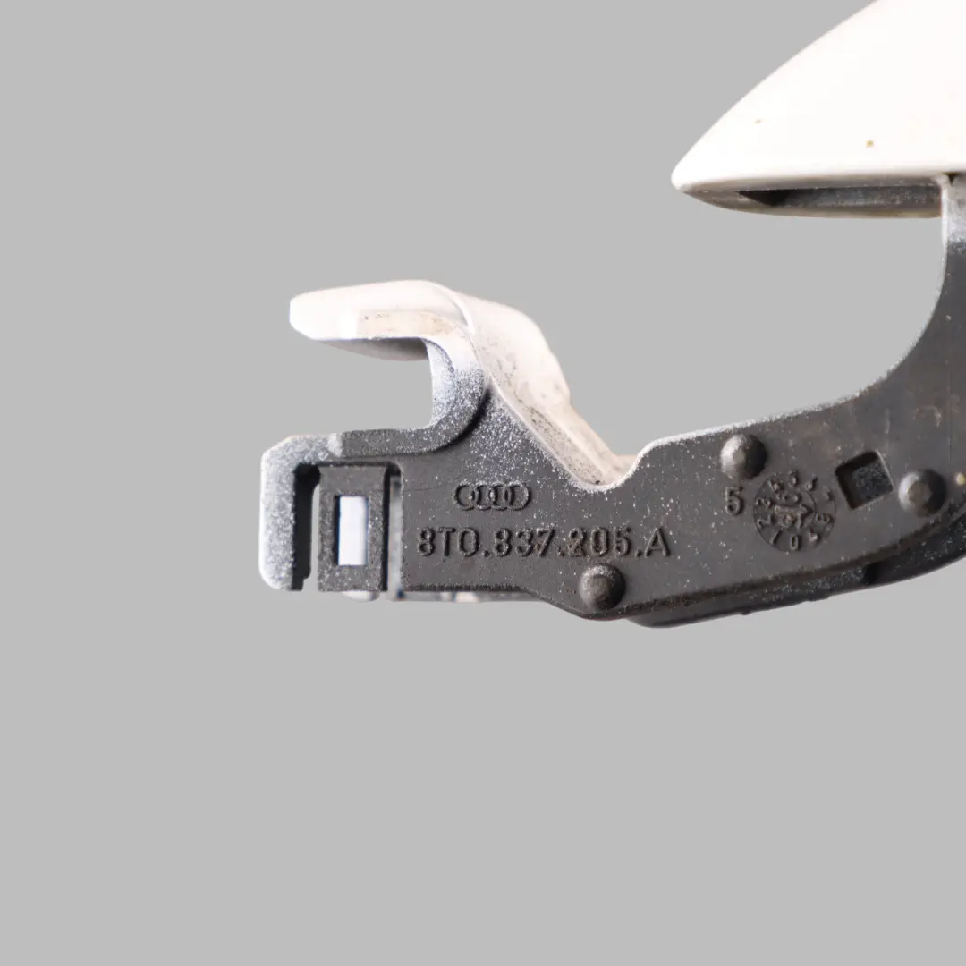 Audi A5 8T Door Grab Handle Opener Trim Front Right O/S Ibis White - Y9C - SKU 8T0837205-IWH - Part number 8T0837205