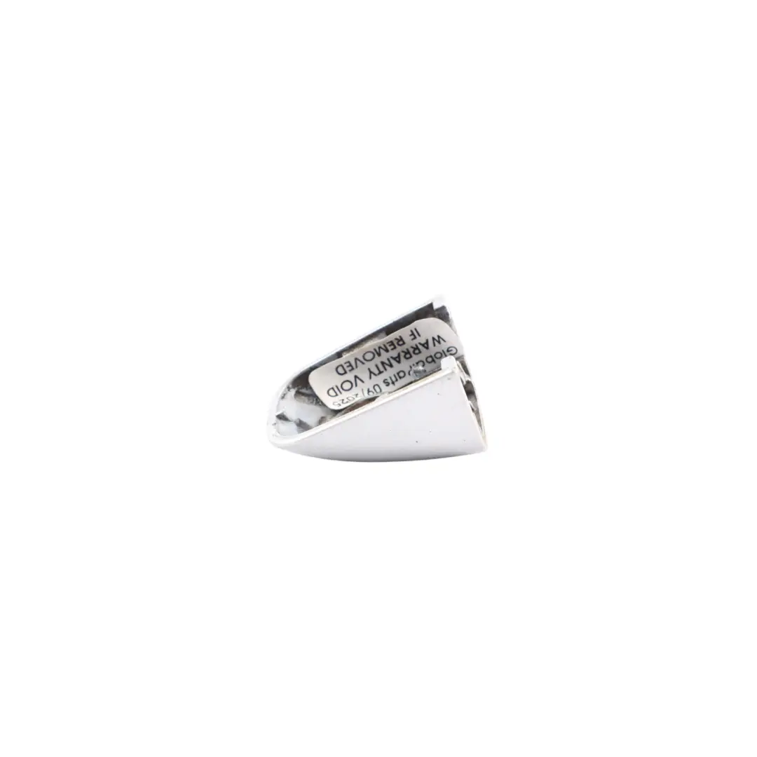 Audi S5 8T Tapa Cerradura Puerta Delantera Conductor Plata Hielo X7W - SKU 8T0837879-ICS - Número de pieza 8T0837879