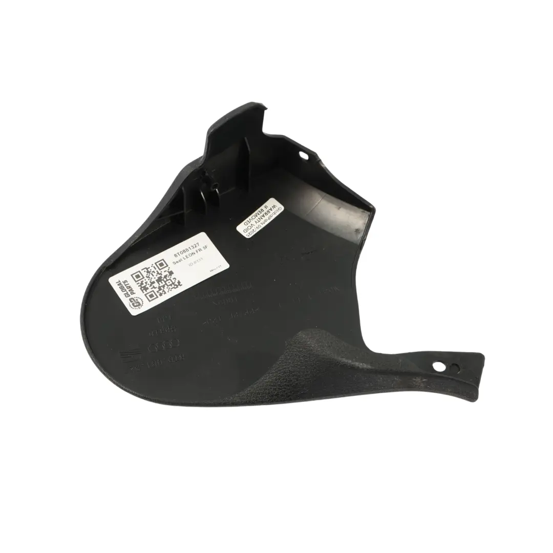 Mk3 5F Embellecedor Interior Inferior Asiento Delantero Izquierdo para Seat Leon con número de pieza 8T0881327 Seat Leon Mk3 5F Embellecedor Interior Inferior Asiento Delantero Izquierdo - SKU 8T0881327 - Número de pieza 8T0881327
