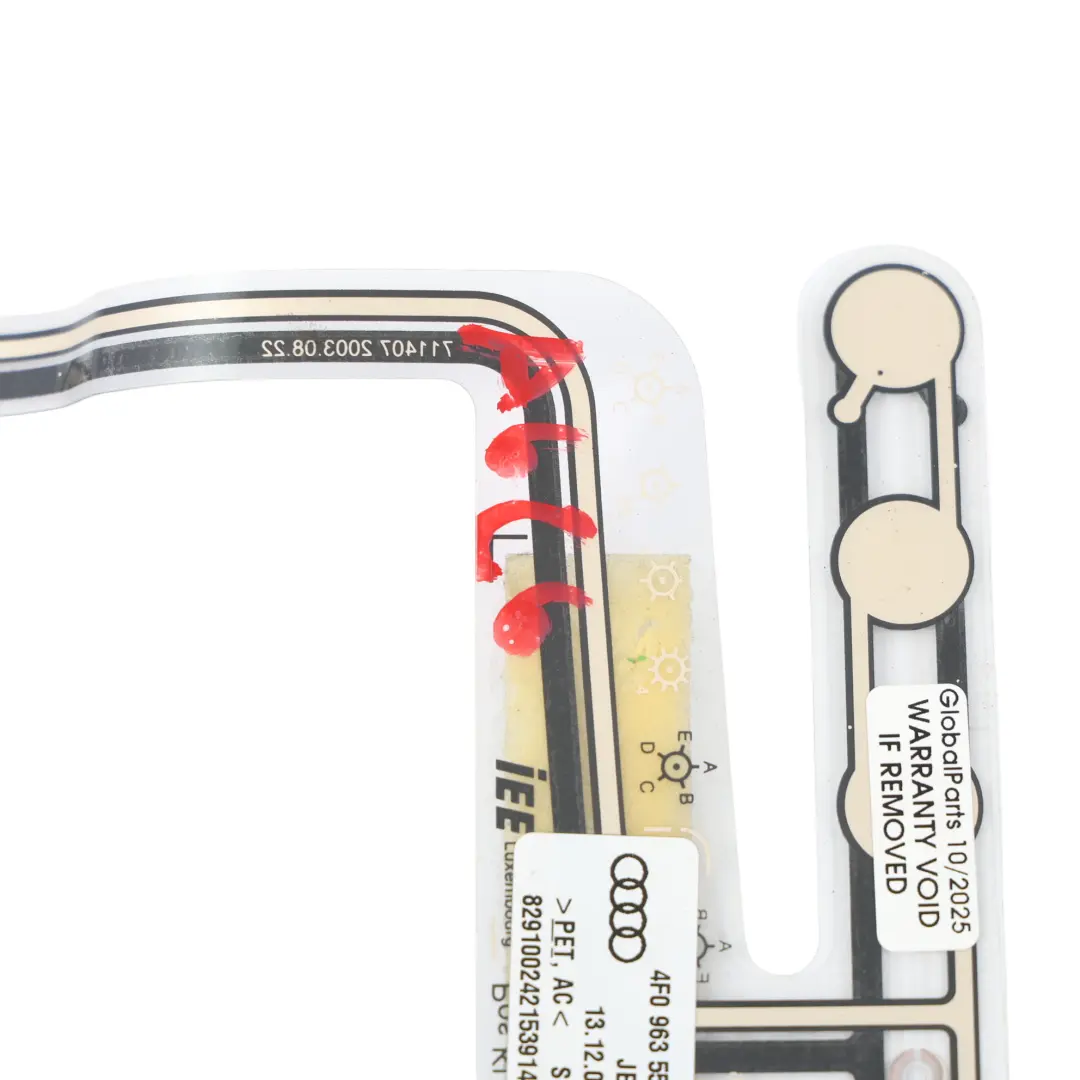 Tappetino Di Occupazione Unità Del Sedile Anteriore per Audi A4 B7 con numero di parte 8T0963553 Audi A4 B7 Tappetino Di Occupazione Unità Del Sedile Anteriore - SKU 8T0963553 - Numero di parte 8T0963553