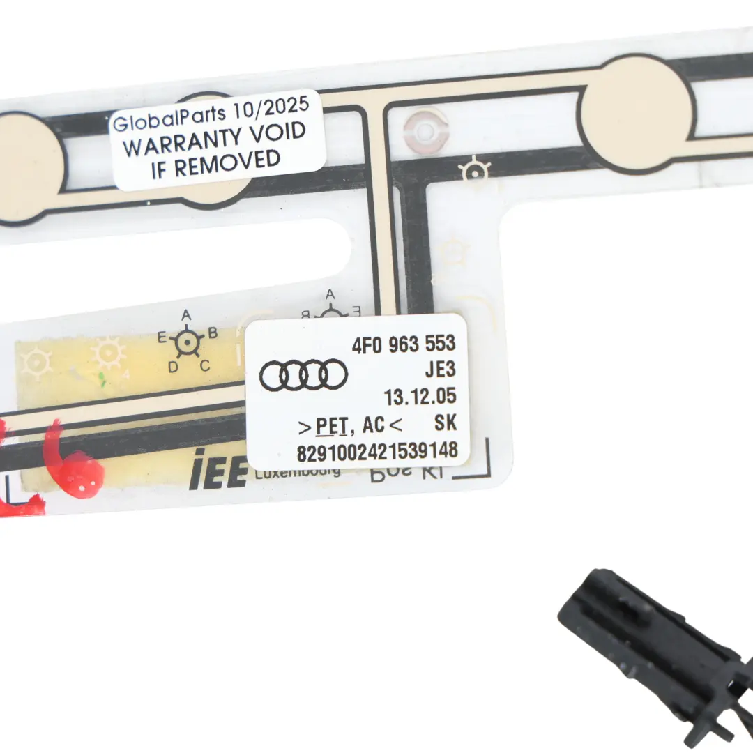 Belegung Matte Vordersitz Sensor Matte Steuergerät für Audi A4 B7 mit Teilenummer 8T0963553 Audi A4 B7 Belegung Matte Vordersitz Sensor Matte Steuergerät - SKU 8T0963553 - Teilenummer 8T0963553
