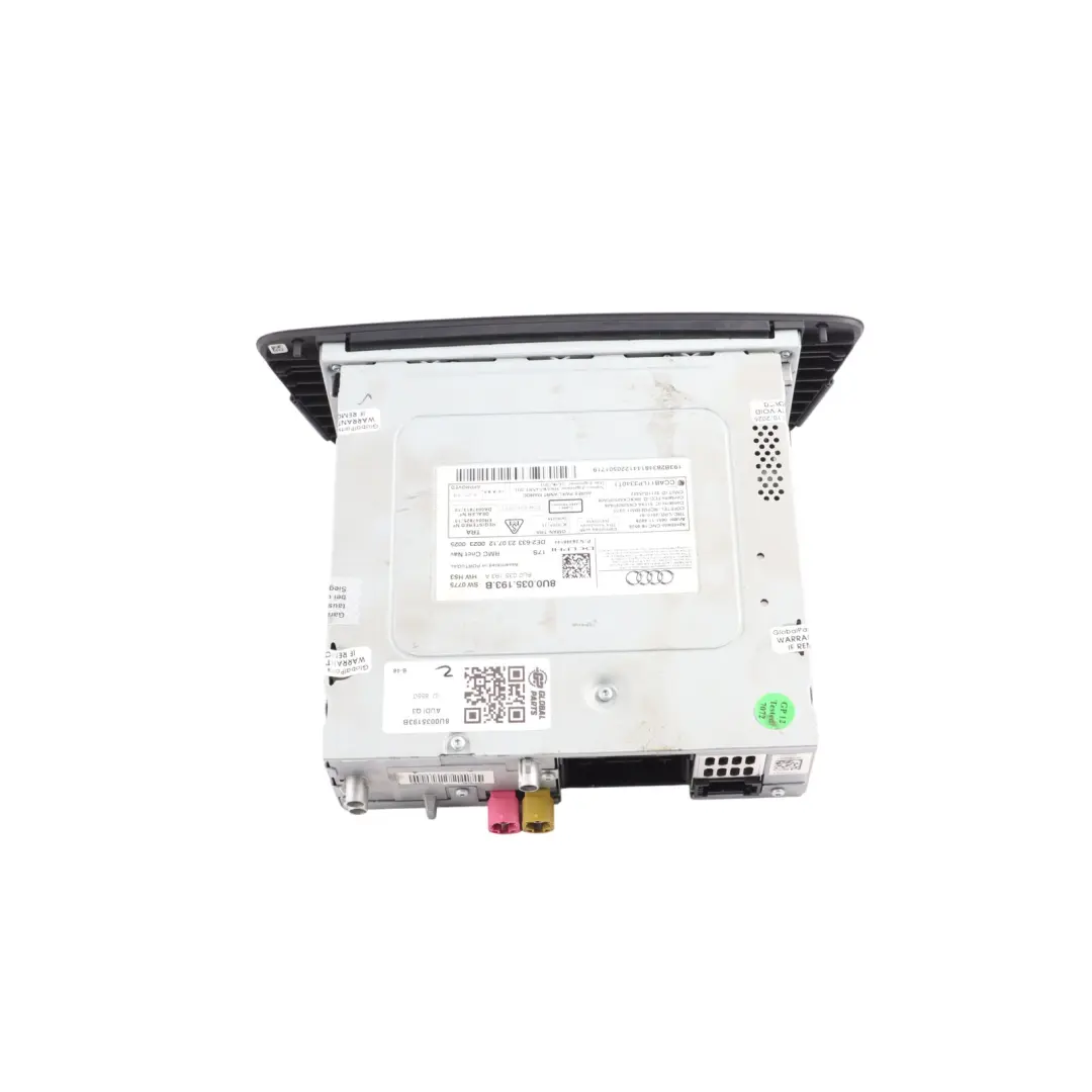 Audi Q3 8U Head Unit Radio Navigation Multimedia Control Unit Panel - SKU 8U0035193B - Part number 8U0035193B