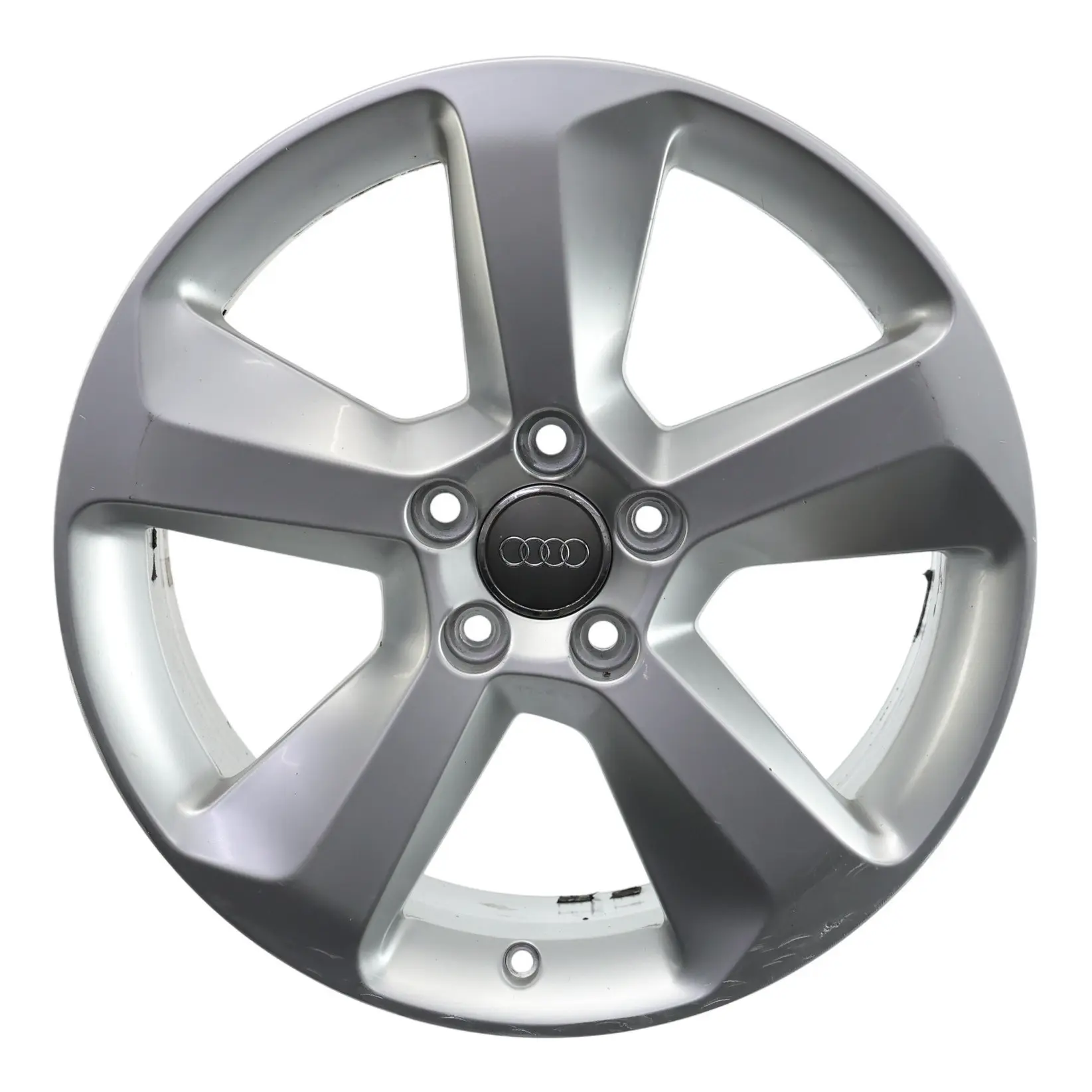 Audi Q3 8U Silberne Leichtmetallfelge 18" 7J ET:43 Sternspeiche 8U0601025G