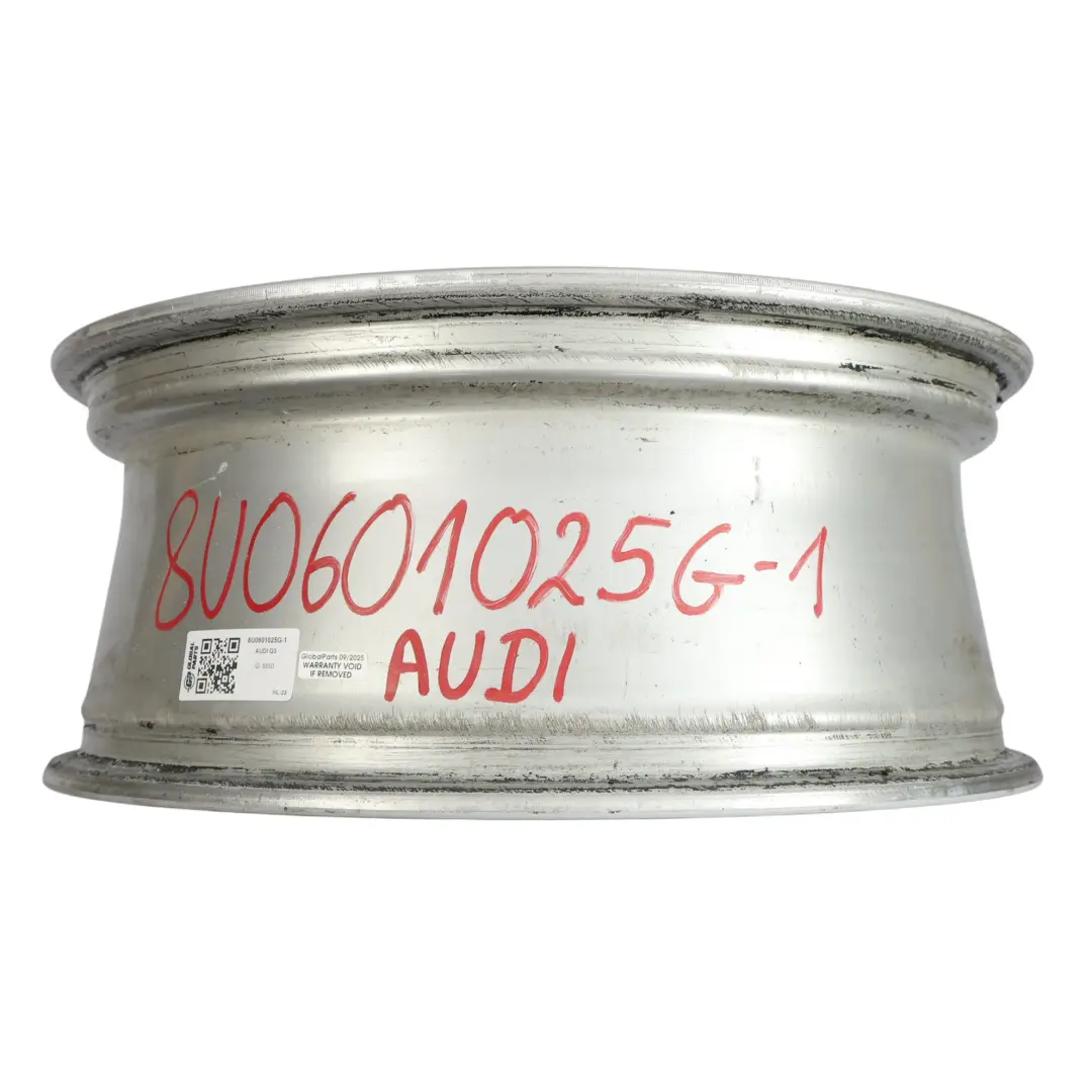 Audi Q3 8U Silver Wheel Alloy Rim 18" 7J ET:43 Star Spoke - SKU 8U0601025G-1 - Part number 8U0601025G