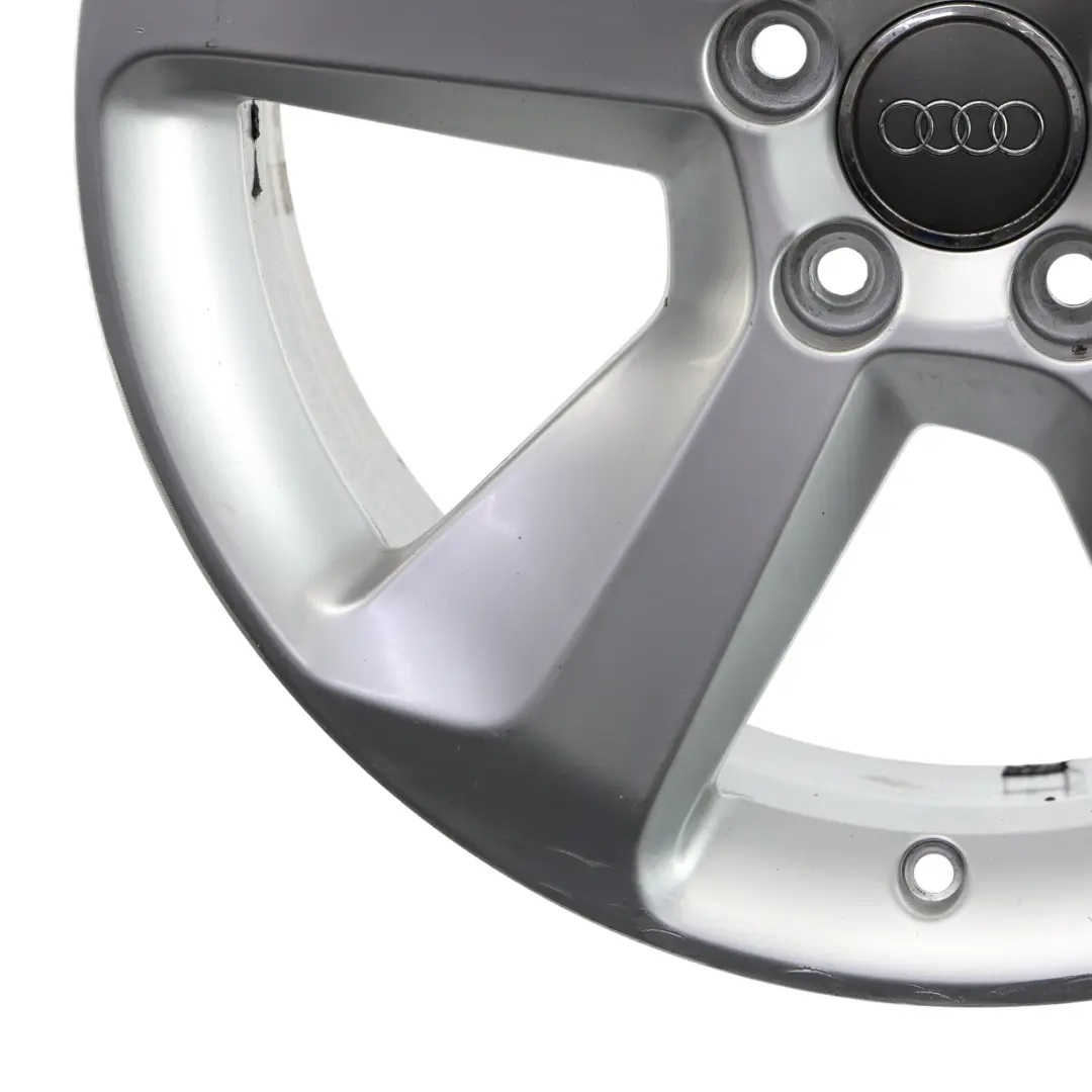 Audi Q3 8U Silberne Leichtmetallfelge 18" 7J ET:43 Sternspeiche - SKU 8U0601025G-1 - Teilenummer 8U0601025G