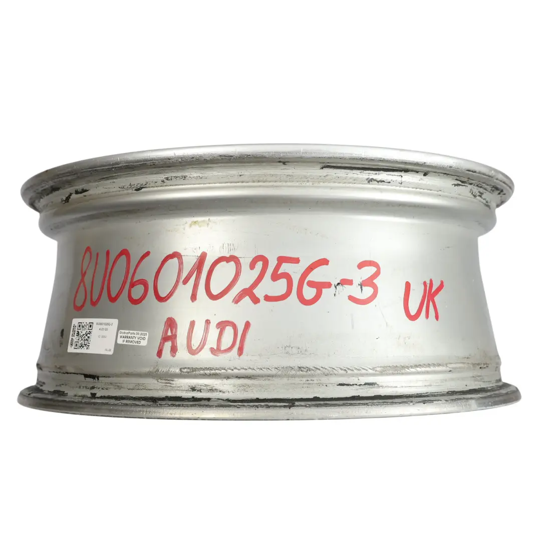 Audi Q3 8U Silver Wheel Alloy Rim 18" 7J ET:43 Star Spoke - SKU 8U0601025G-3 - Part number 8U0601025G